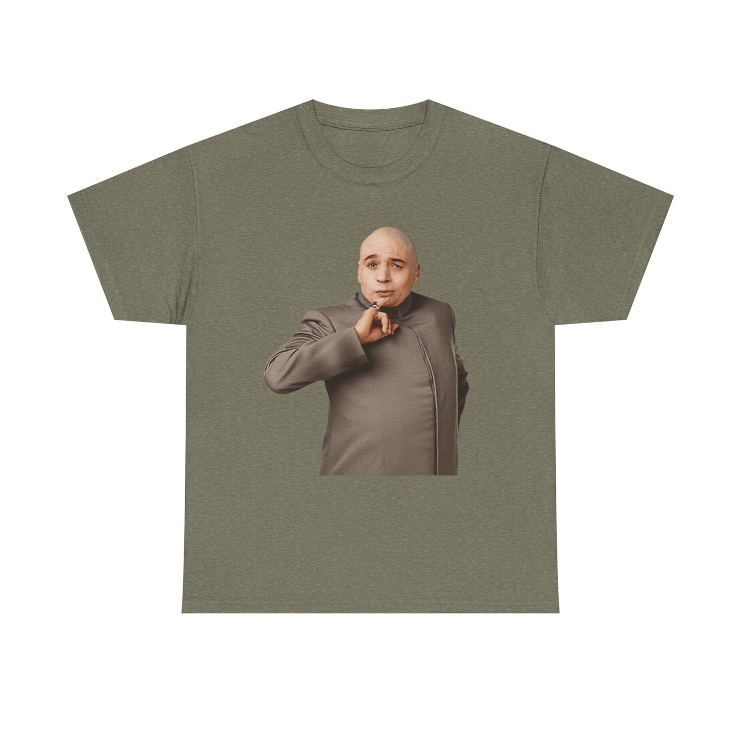Dr Evil Funny Graphic T Shirt Austin Powers Retro Unisex Heavy Cotton Tee