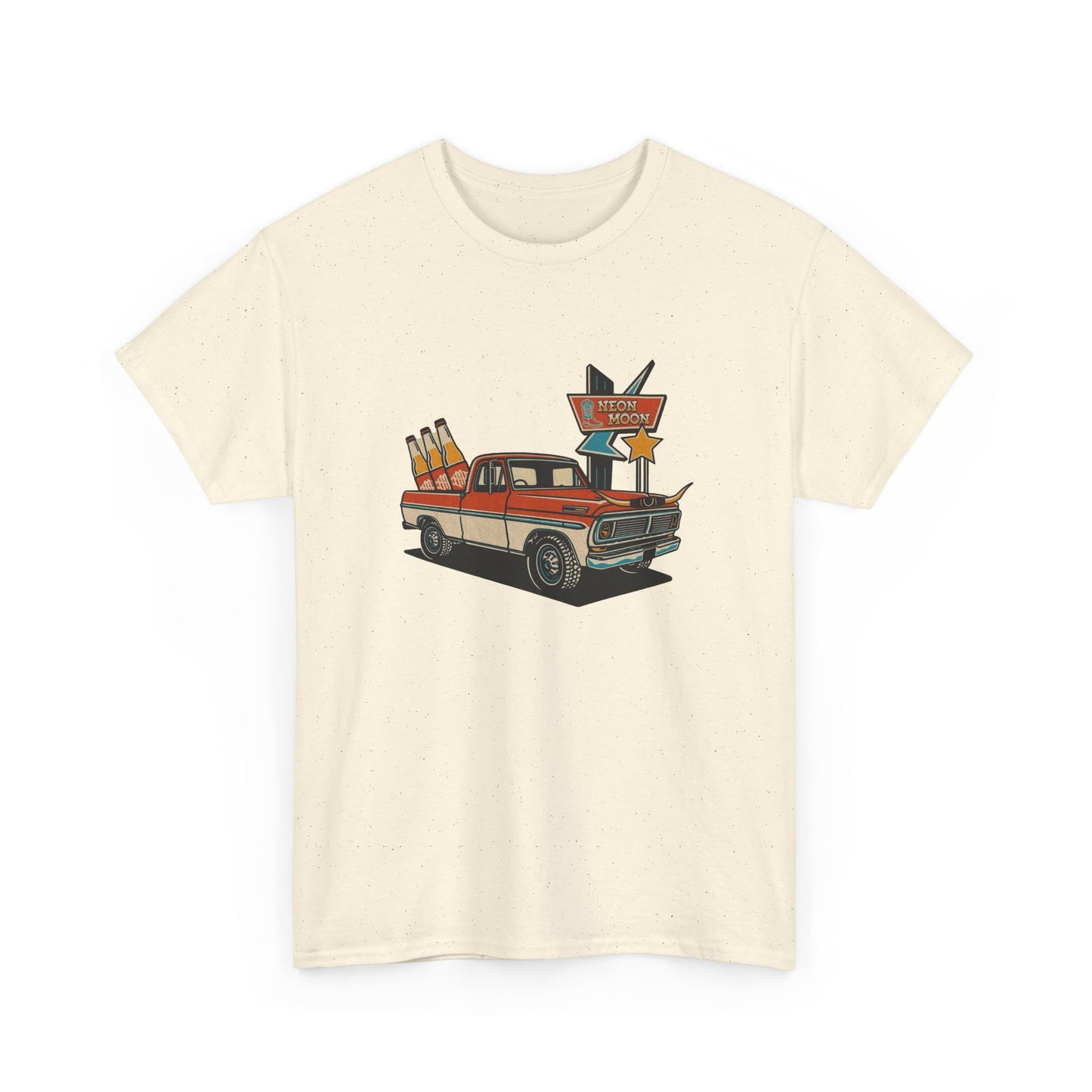 Neon Moon Country Graphic T Shirt NEW Unisex Heavy Cotton Tee