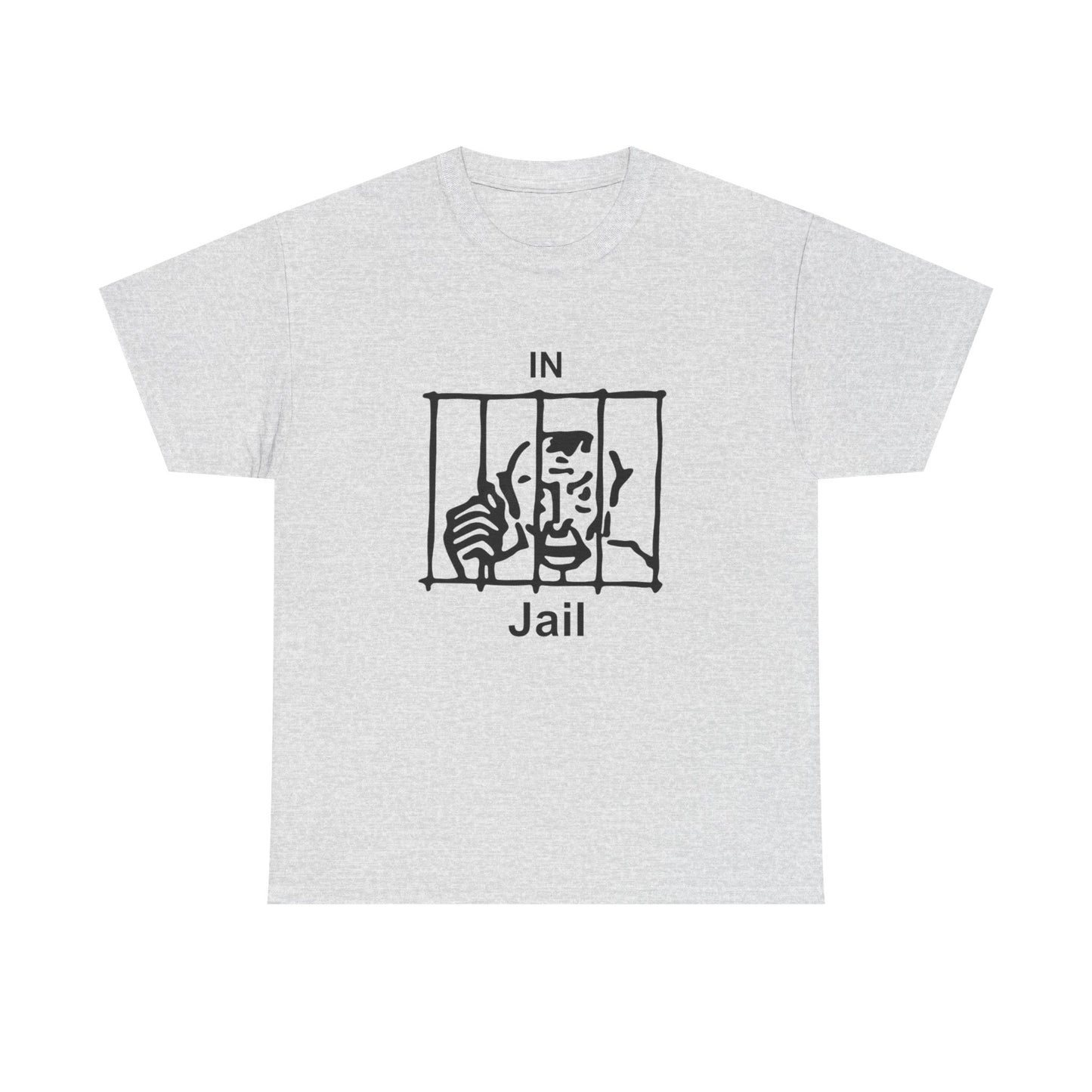 In Jail Graphic T Shirt NEW Unisex Heavy Cotton Tee