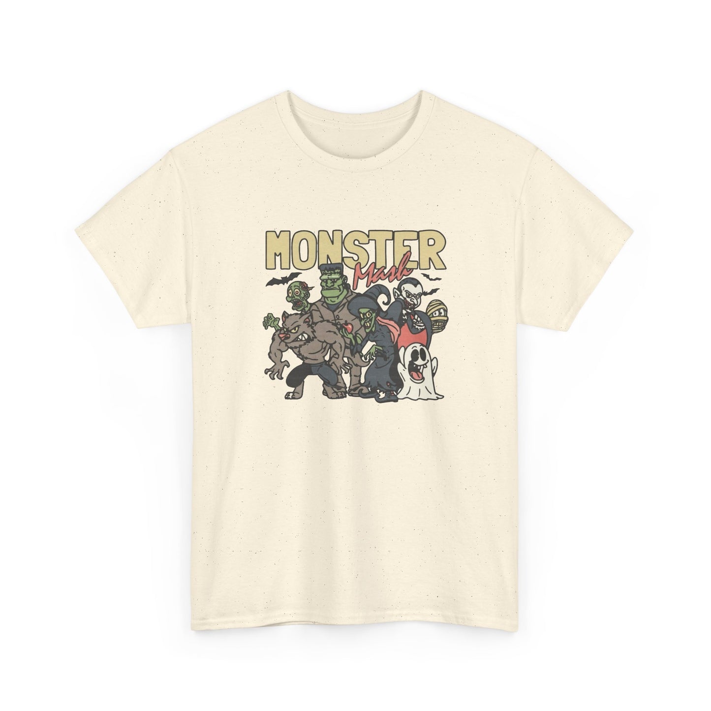 Monster Mash Retro Graphic T Shirt NEW Unisex Heavy Cotton Tee