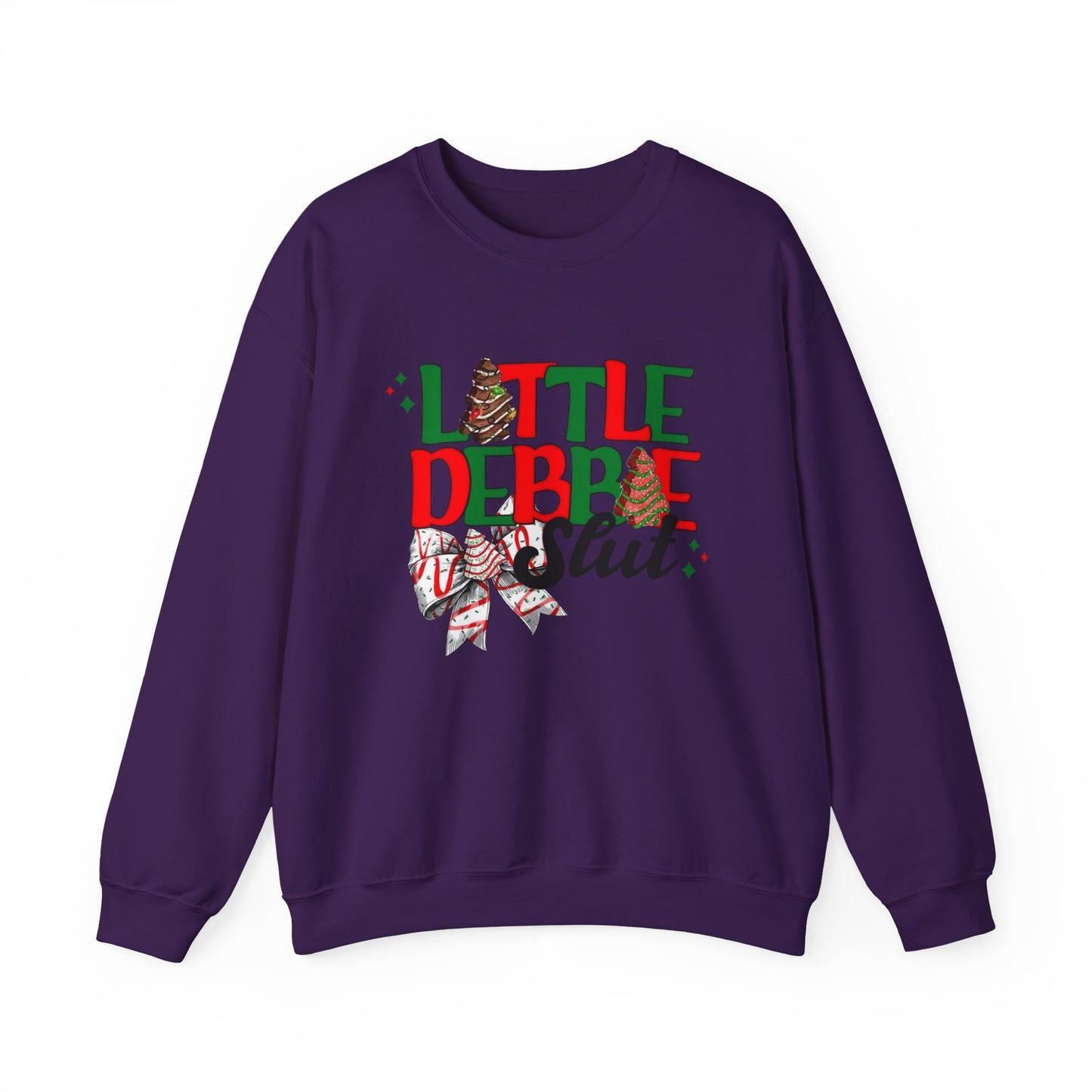Little Debbie Slut Funny Christmas Sweater NEW Heavy Blend™ Crewneck Sweatshirt
