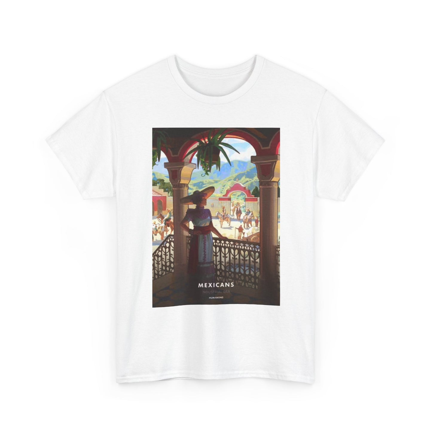 Day Of The Dead Graphic T Shirt Retro Art Mexico Vintage Heavy Cotton Tee