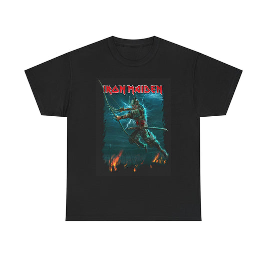 Iron Maiden Tshirt Vintage Rock Merch Retro Tour Metal Unisex Heavy Cotton Tee