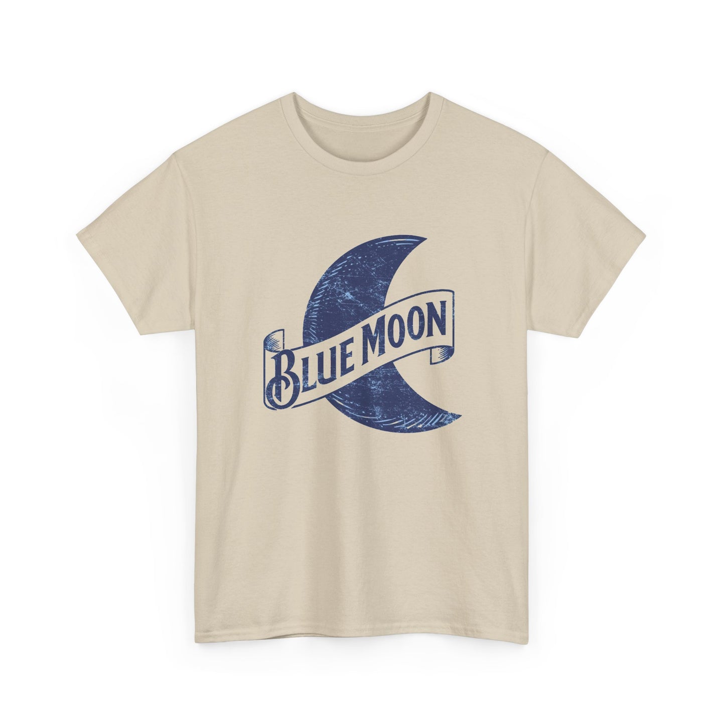 Blue Moon Graphic T Shirt NEW Unisex Heavy Cotton Tee