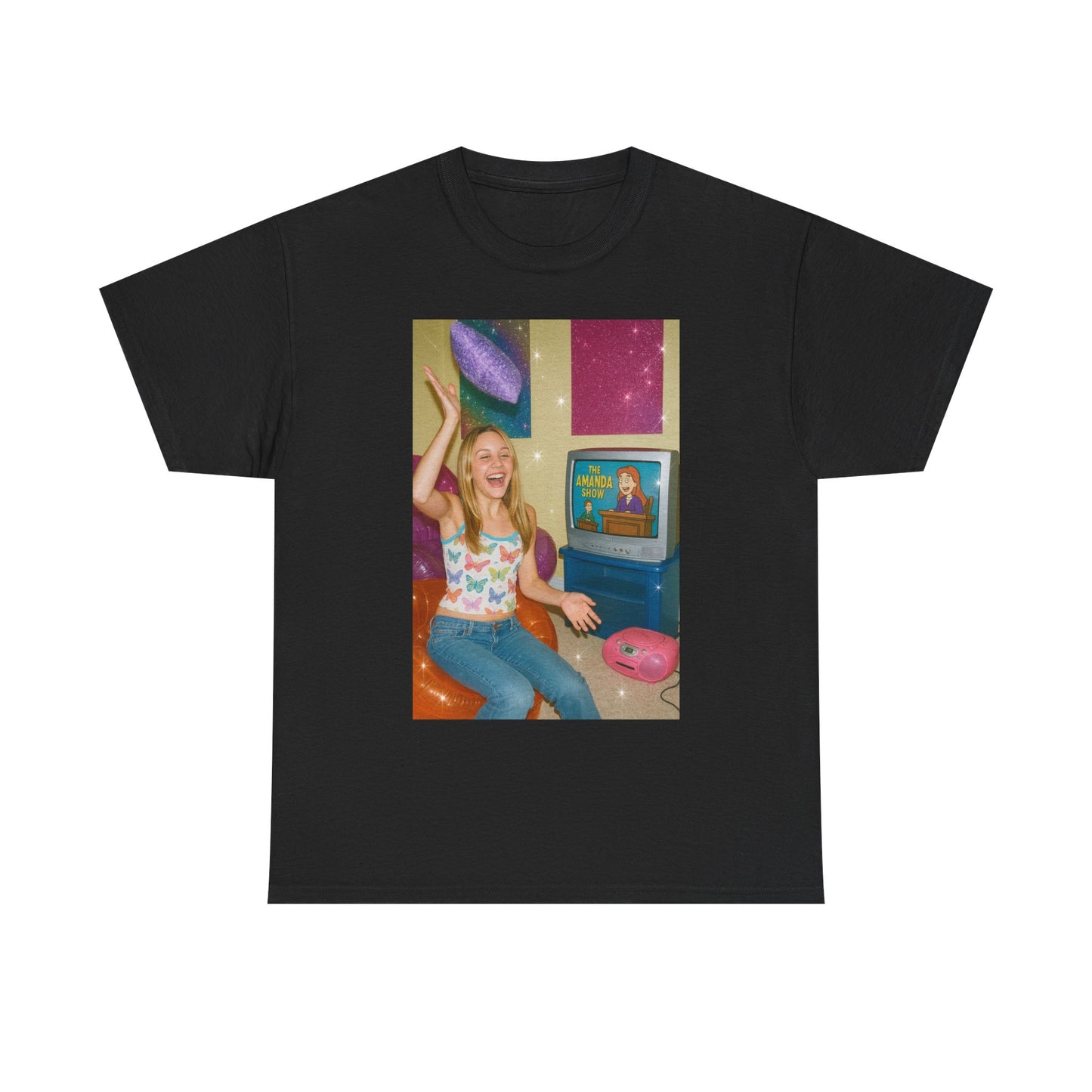 The Amanda Show Graphic T Shirt Vintage 90s Retro Funny Unisex Heavy Cotton Tee