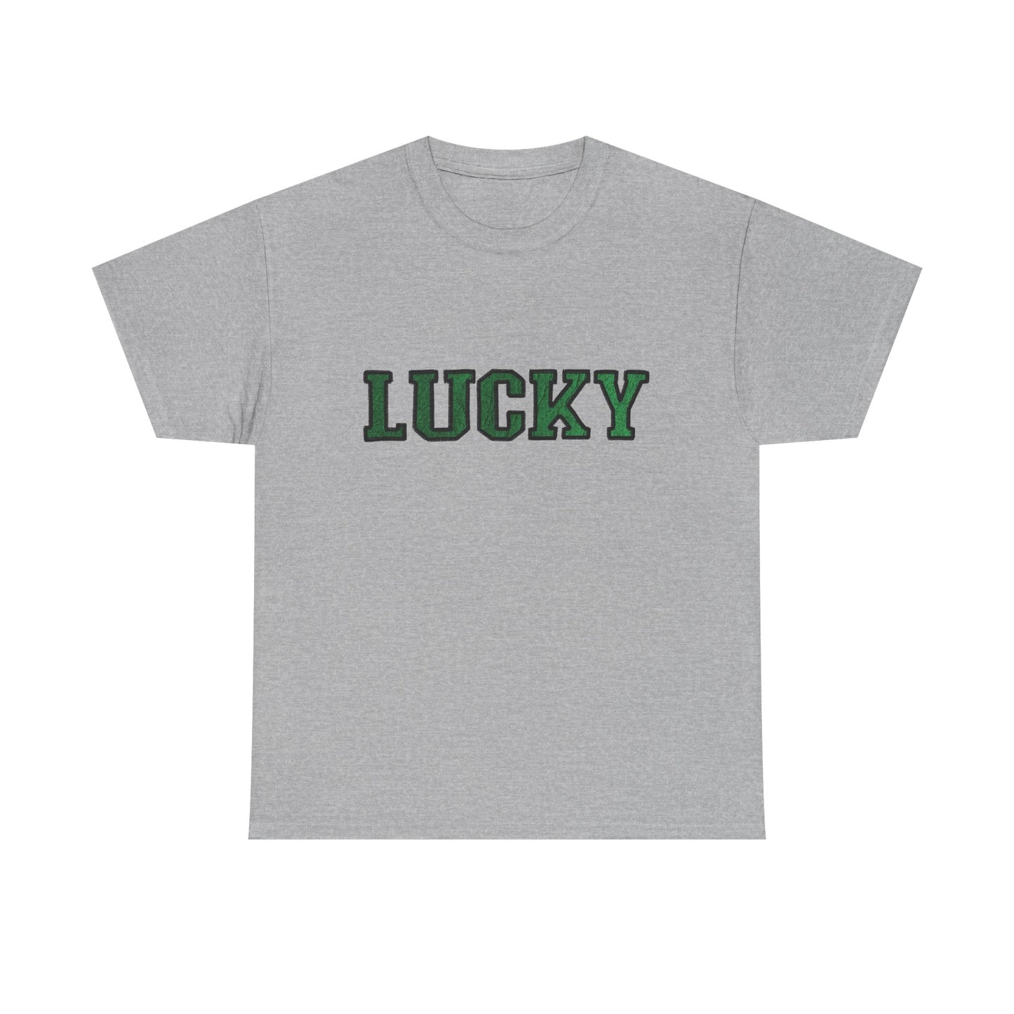 Lucky Graphic T Shirt New Adult Unisex Heavy Cotton Tee