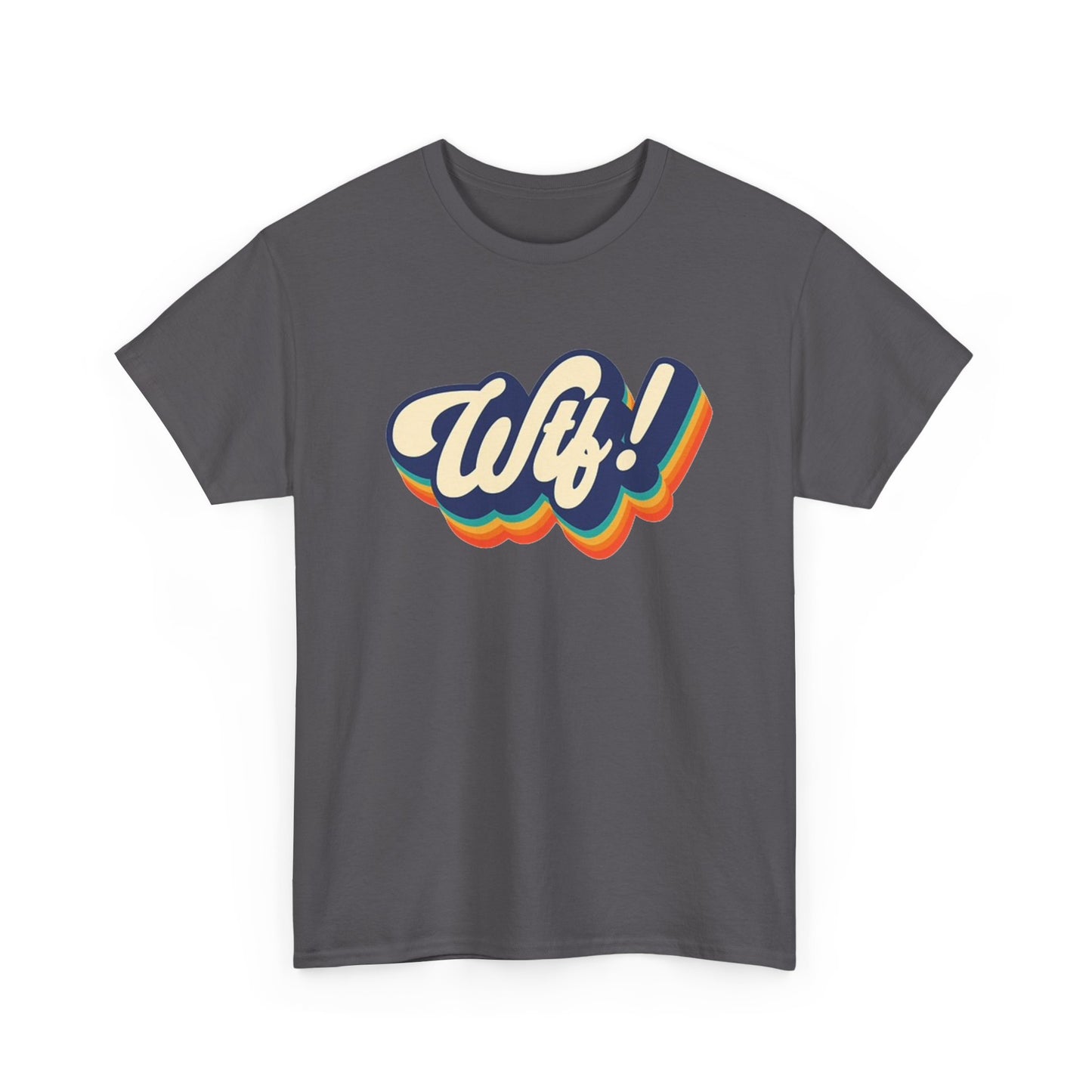 WTF Funny Graphic T Shirt BRAND NEW Apparel Unisex Heavy Cotton Tee