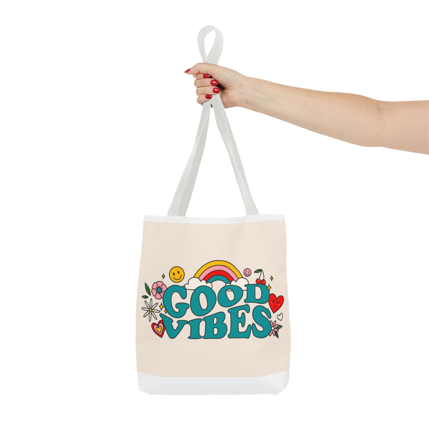Good Vibes Beach Tropical Tote Bag (AOP)