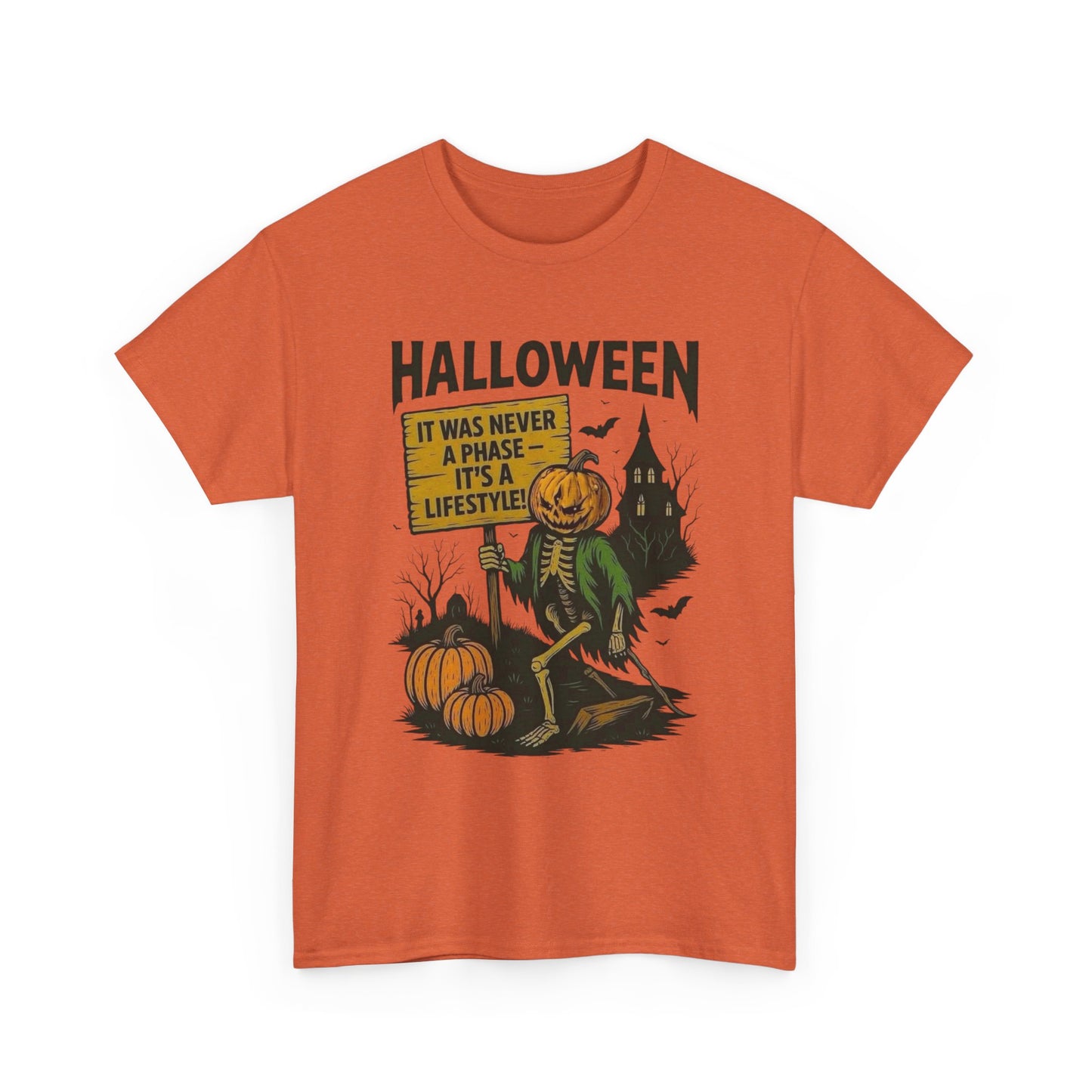 Funny Halloween Graphic T Shirt Heavy Cotton Tee NEW ADULT UNISEX