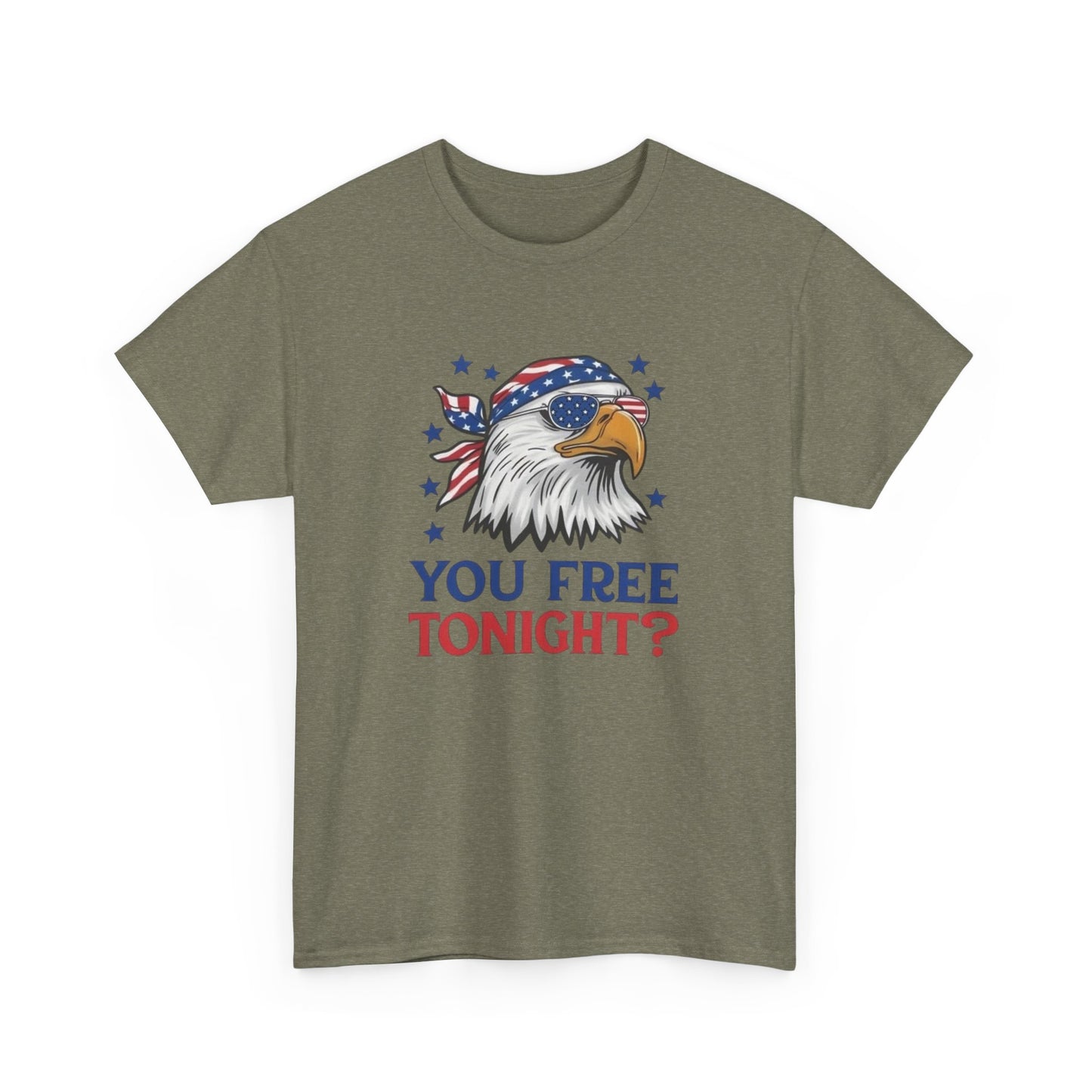American Freedom Bald Eagle Graphic T-Shirt Unisex Heavy Cotton Tee NEW