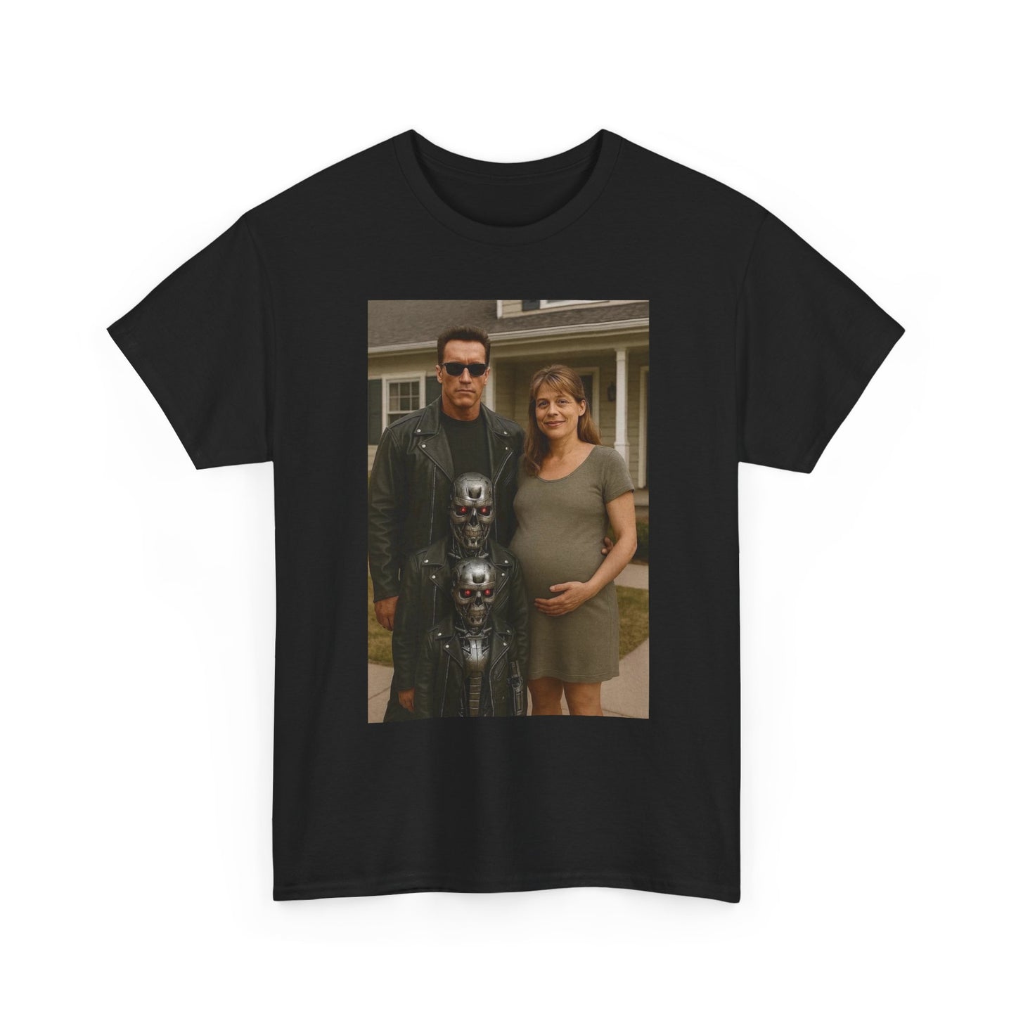 The Terminator Funny Jokes T Shirt Unisex Heavy Cotton Tee