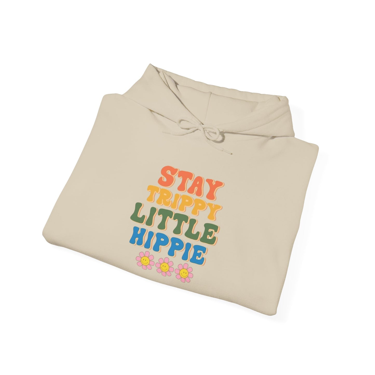 Stay Trippy Little Hippie Graphic Hoodie Unisex Heavy Blend™ Hooded Sweatshirt