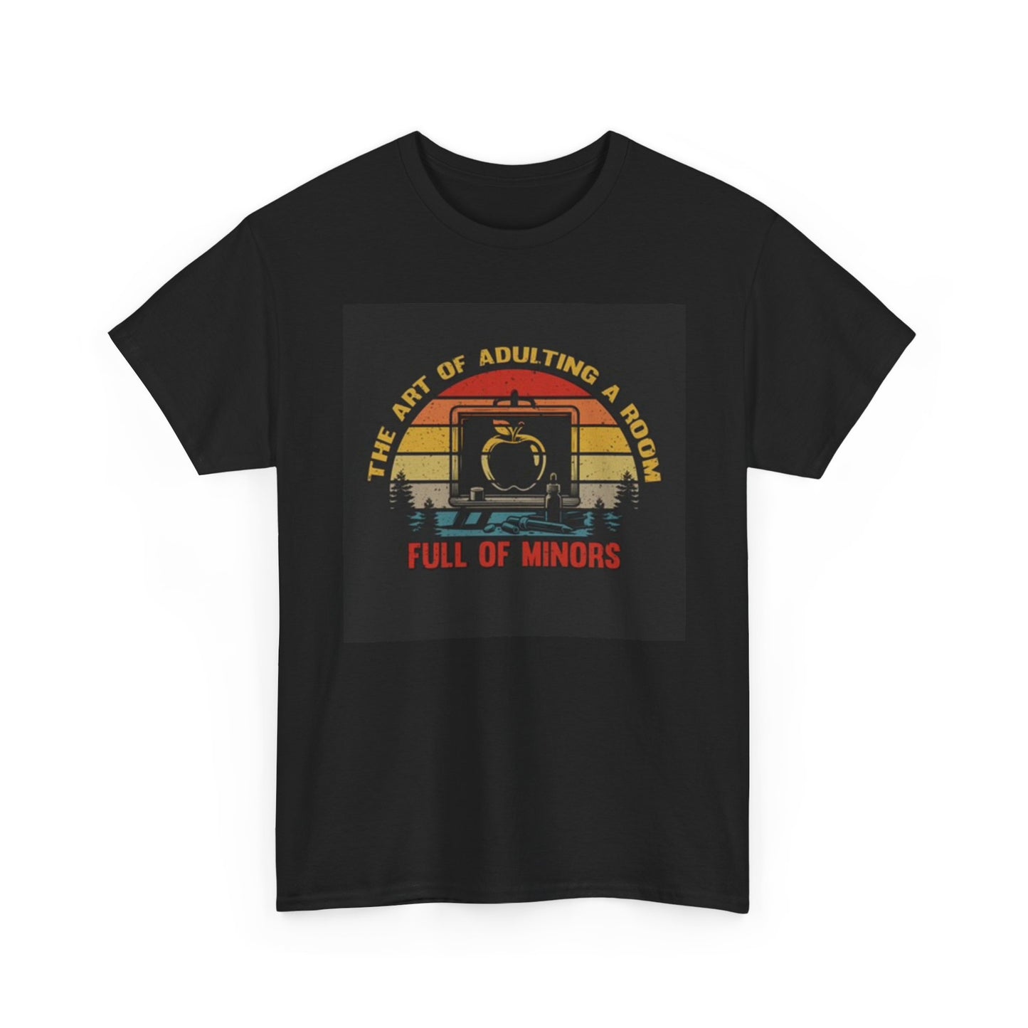 Teacher Art Funny Graphic T Shirt Unisex Heavy Cotton Tee