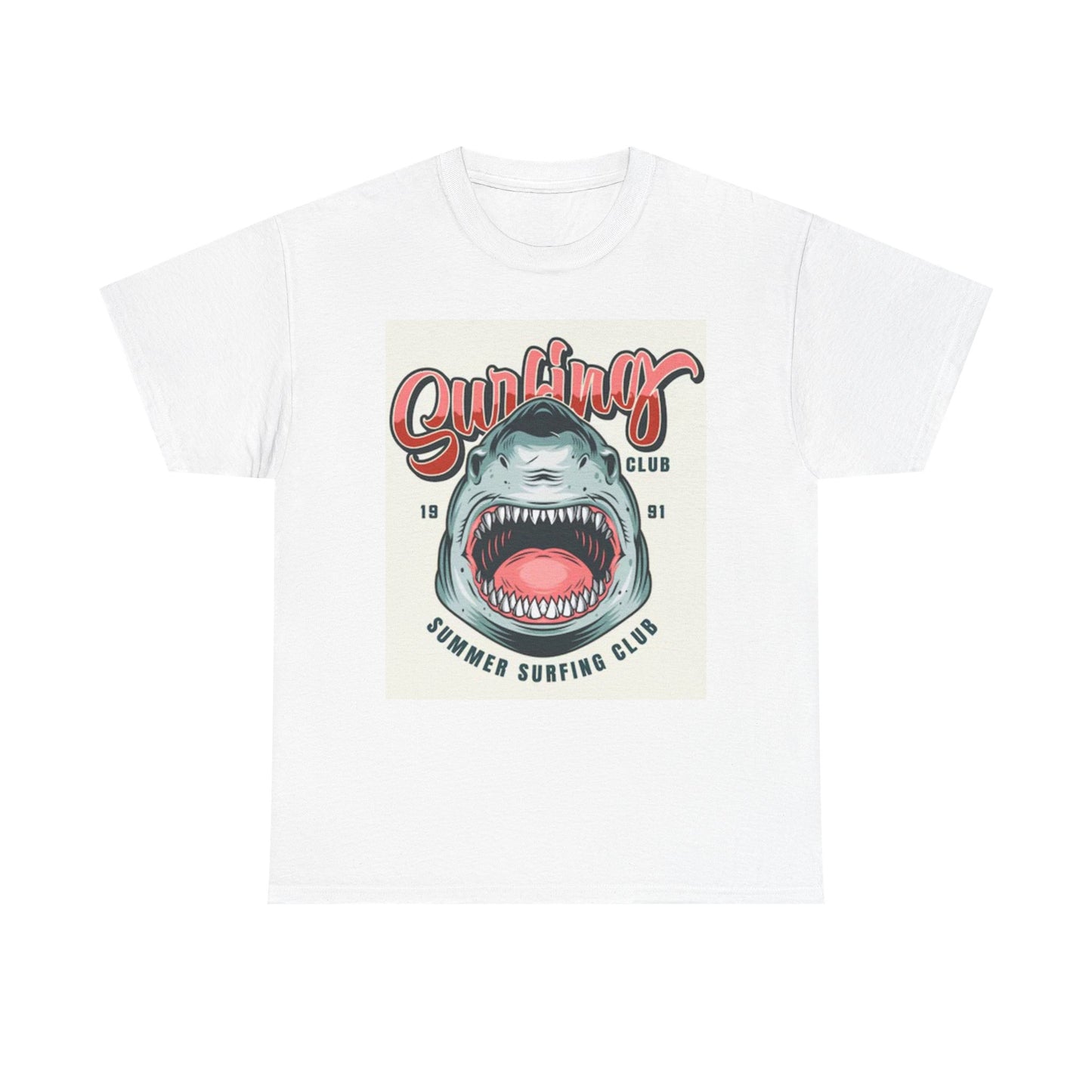 Summer Surfing Club Graphic T Shirt Brand New Cotton Tee