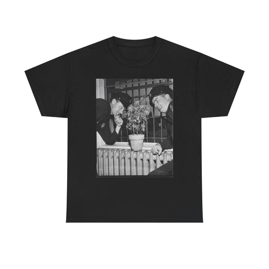 Funny Vintage Marijuana Police T Shirt Unisex Heavy Cotton Tee Gift