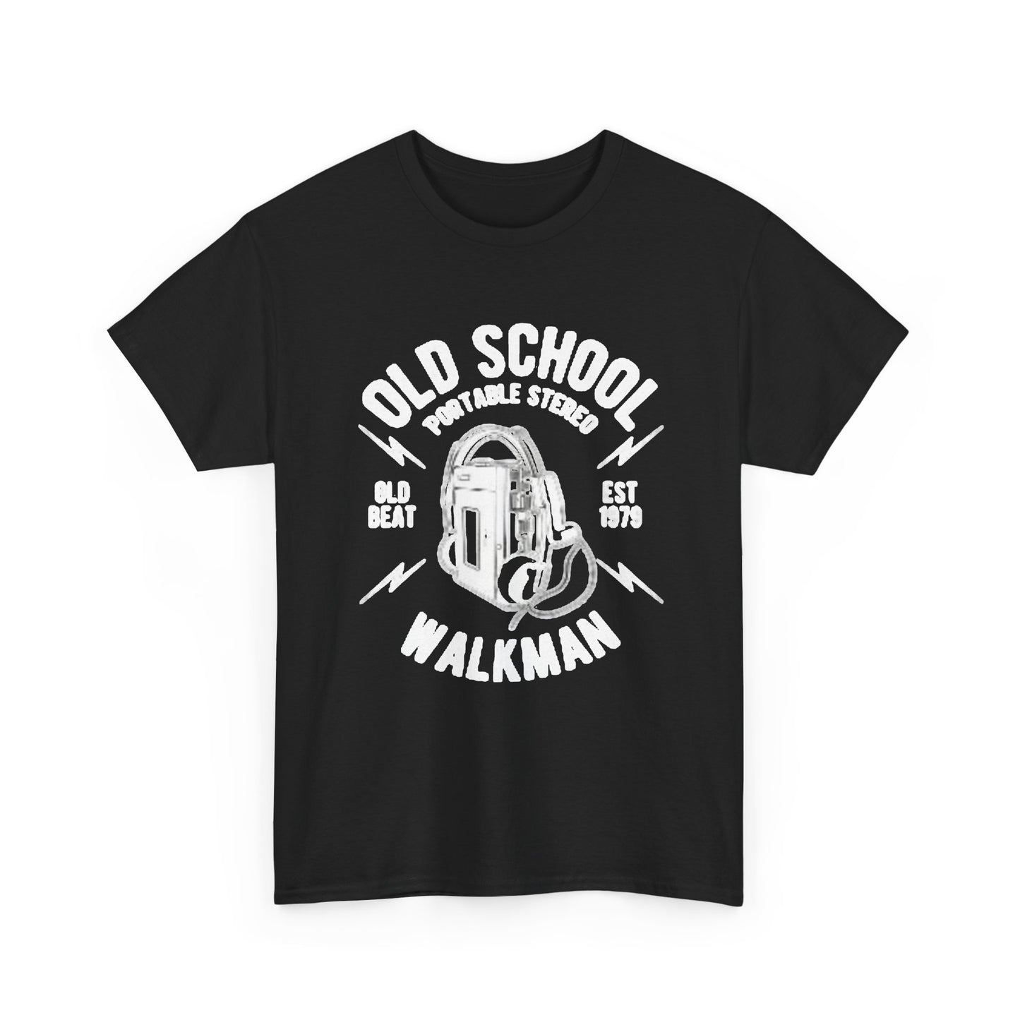 Old School Walkman Graphic T Shirt NEW Vintage Unisex Heavy Cotton Tee