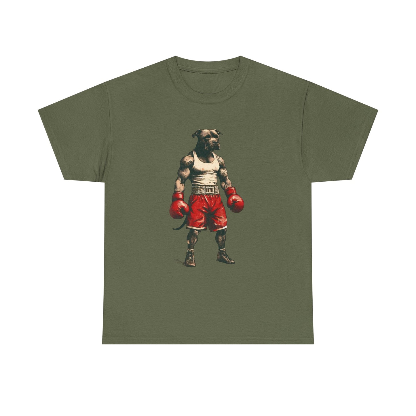 Boxing Pitbull Funny Cute Graphic T Shirt NEW ADULT