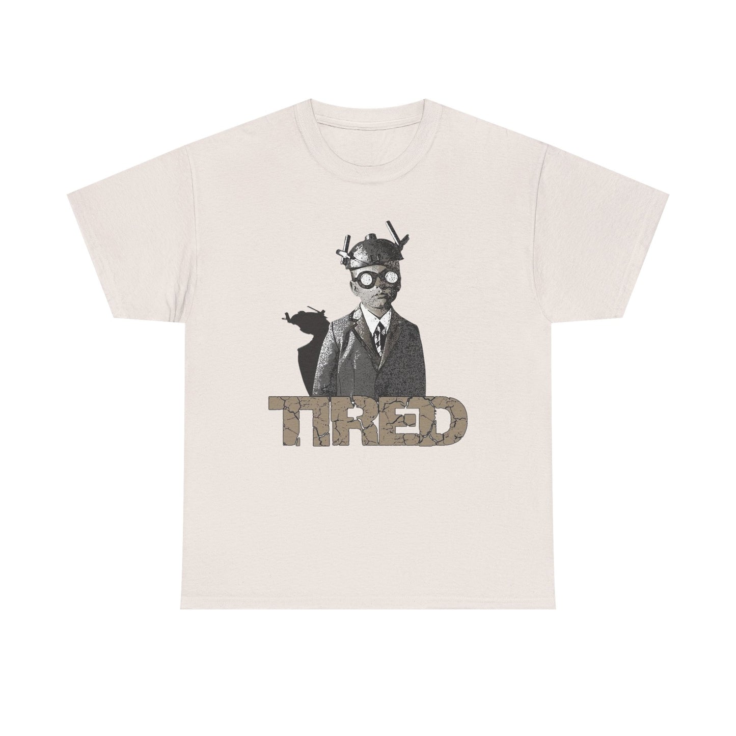 Tired Art Graphic T Shirt NEW GIFT Unisex Heavy Cotton Tee