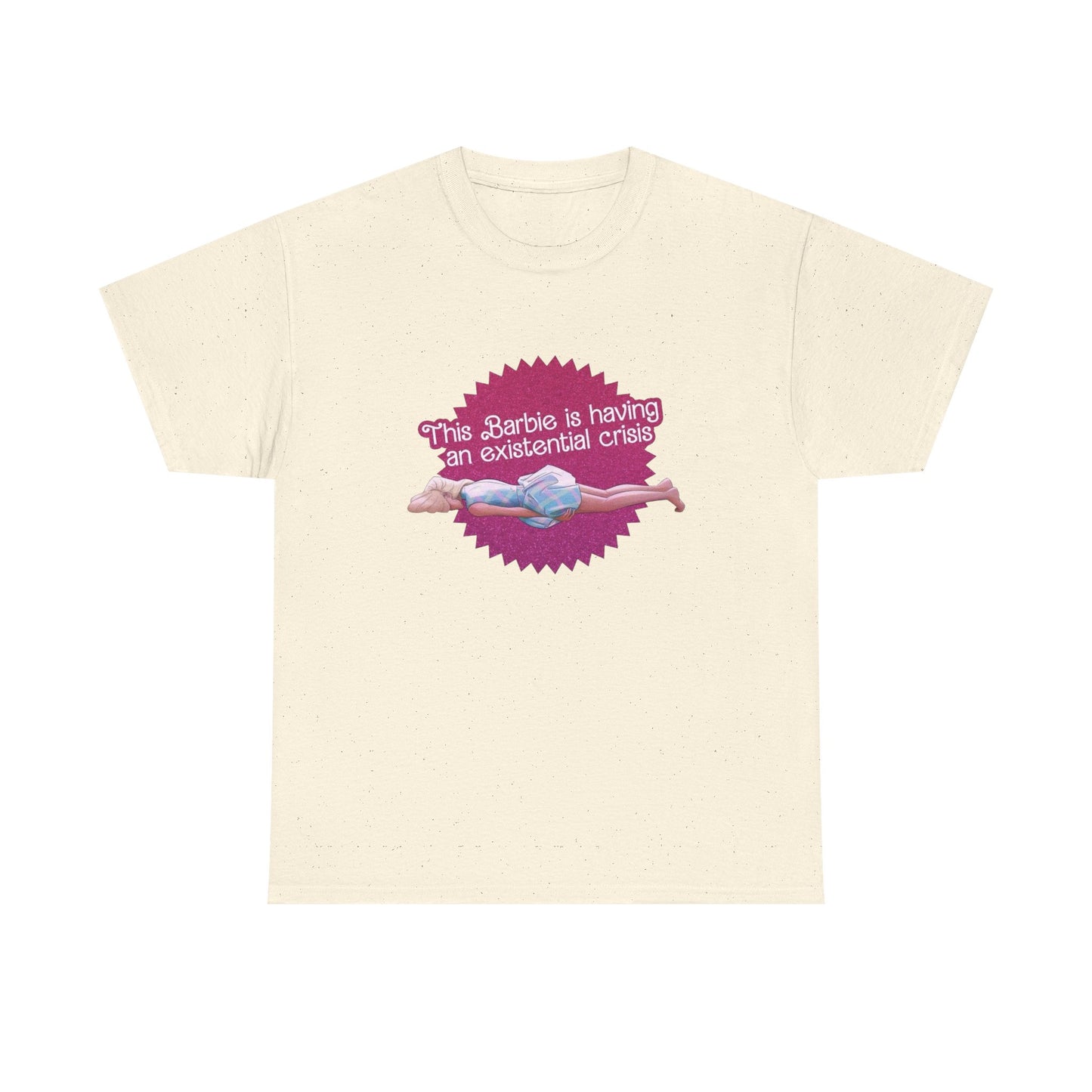 Having A Extensional Crisis Funny Graphic T Shirt Unisex Heavy Cotton Tee GIFT