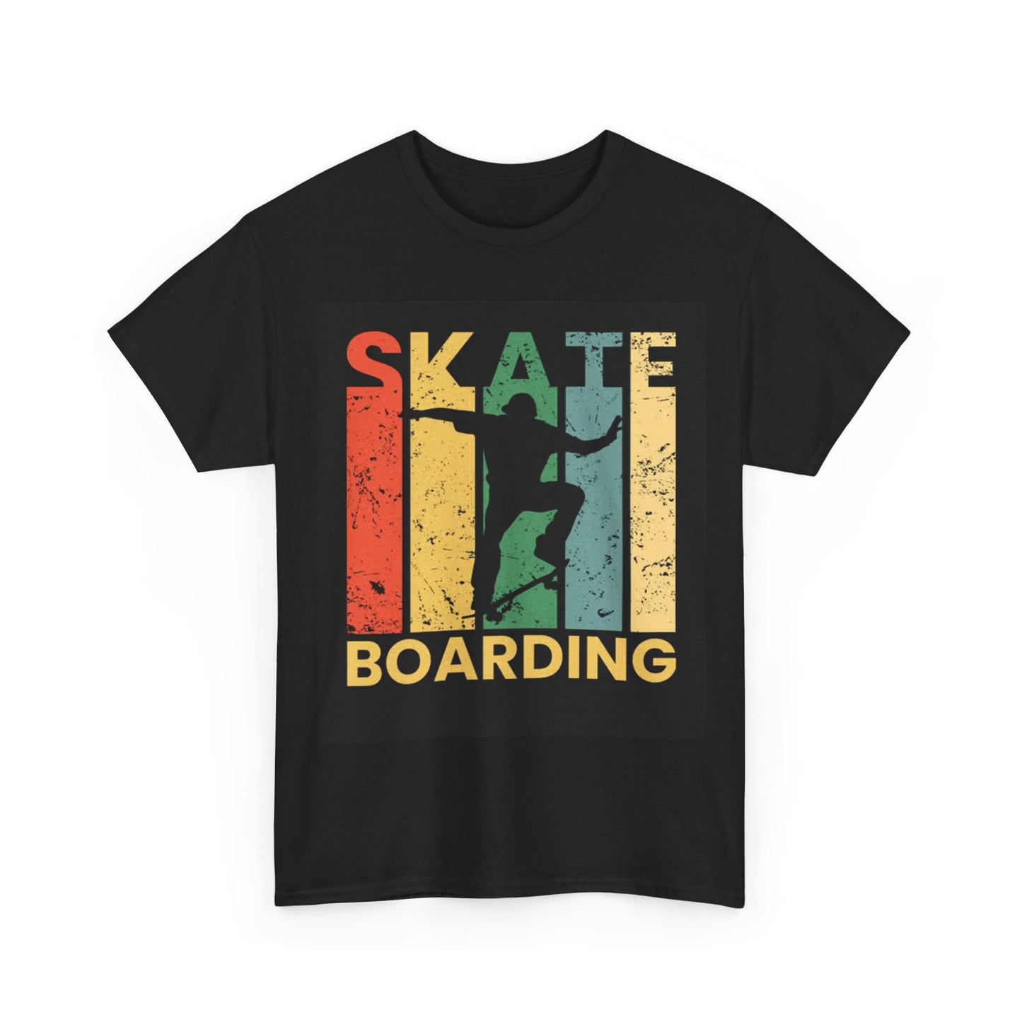 Skate Boarding T shirt SB Graphic Skate park Gear Unisex Heavy Cotton Tee