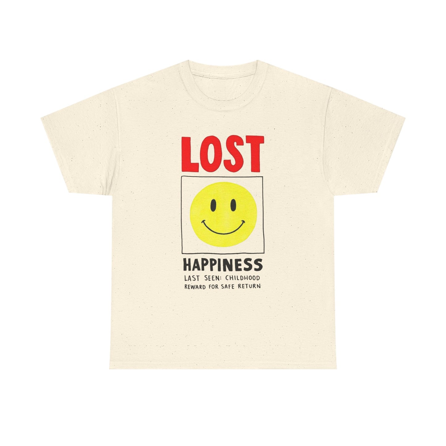 Lost Happiness Vintage Childhood Graphic T Shirt Unisex Heavy Cotton Gift New