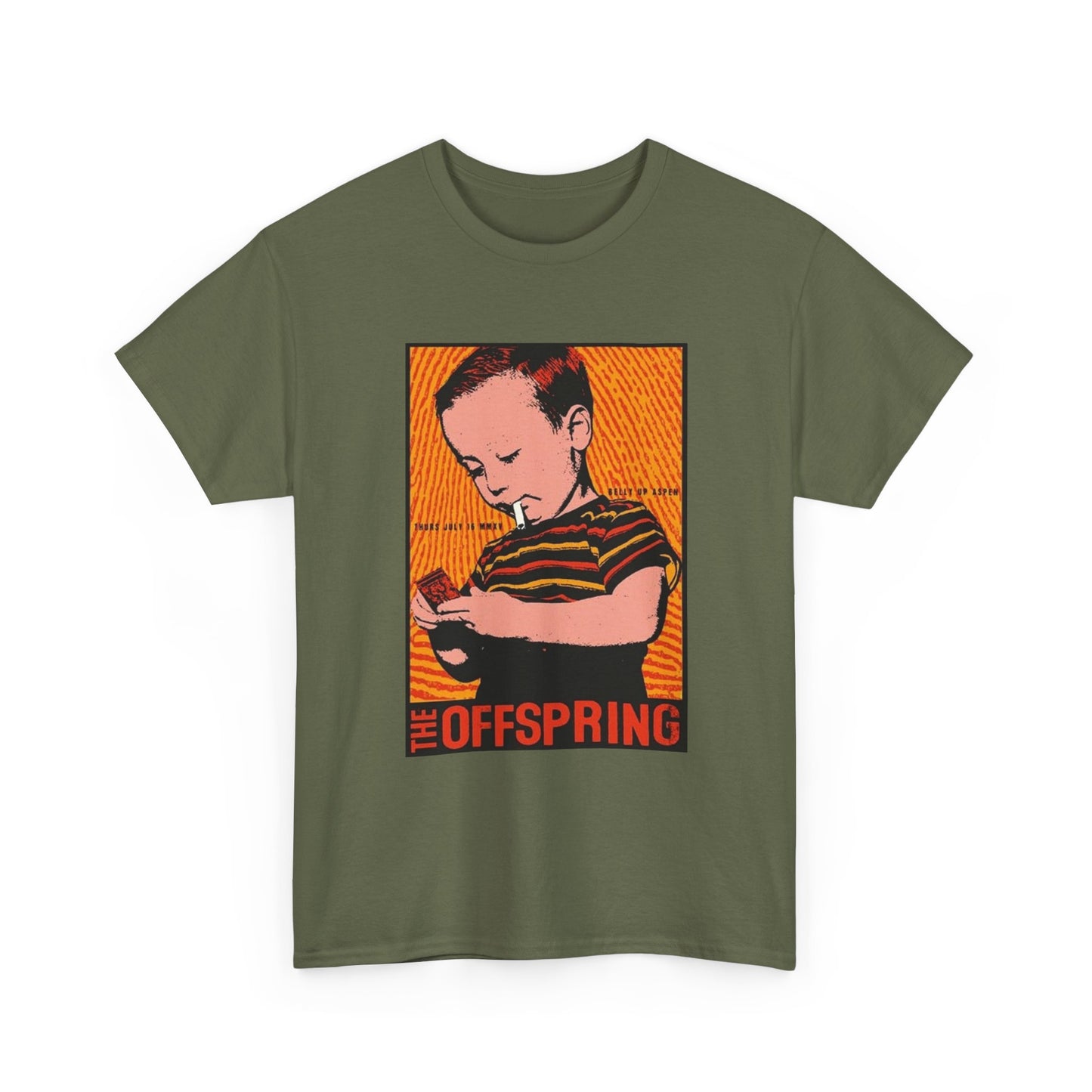 The offspring shirt vintage art retro cigarette band rock Unisex Heavy Cotton