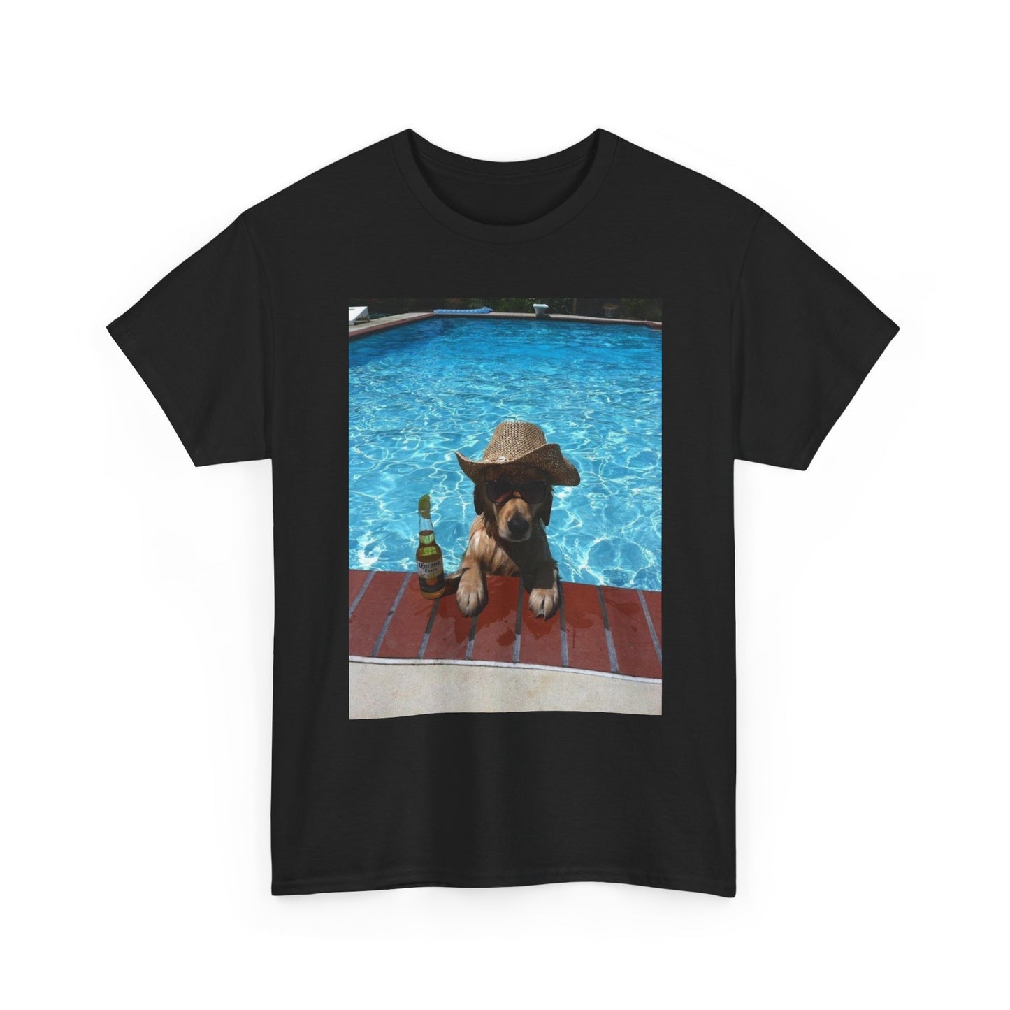 Funny Golden Retriever Dog Lover Graphic T-Shirt Unisex Heavy Cotton Tee NEW