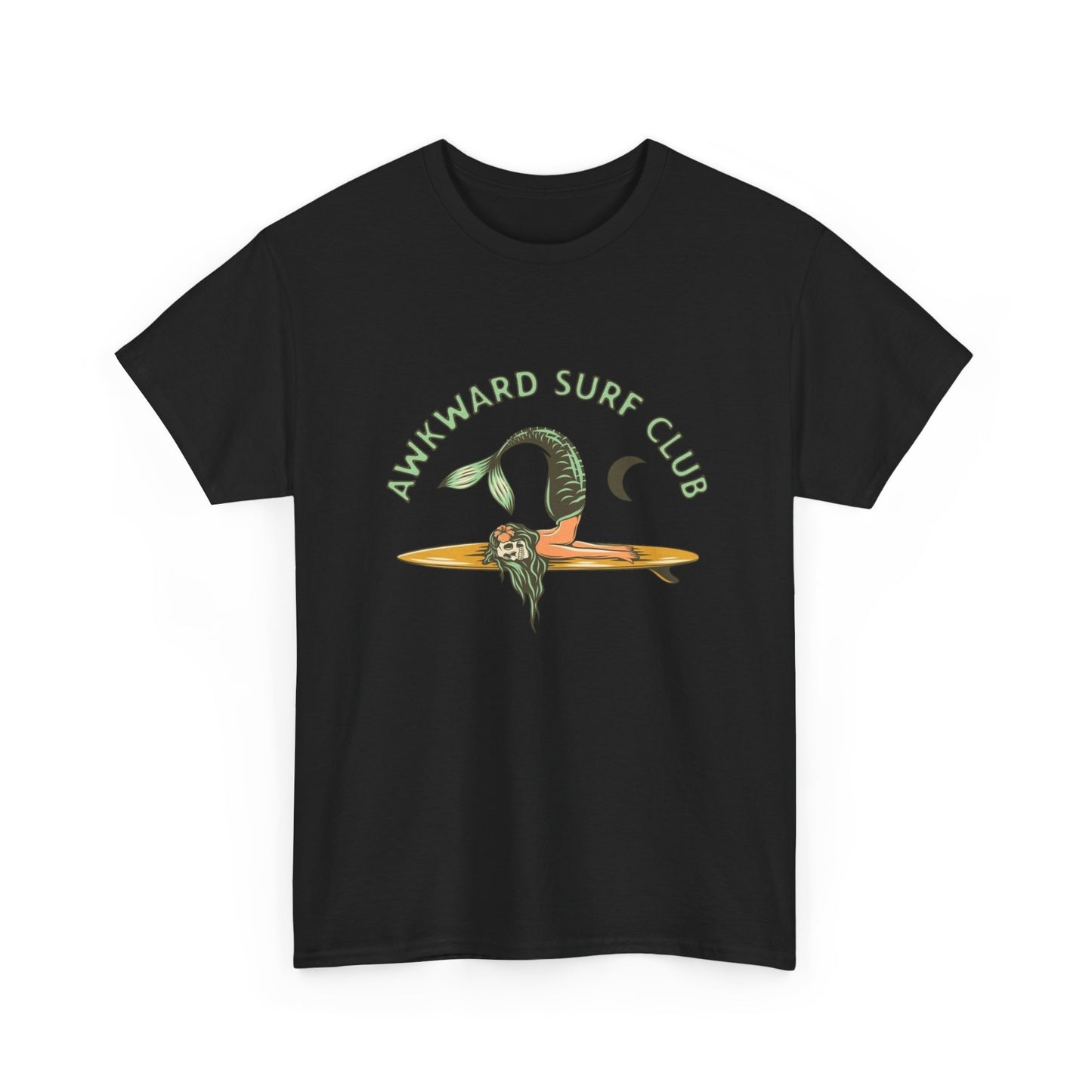 Awkward Surf Club Graphic T Shirt NEW Adult Regular Heavy Cotton Tee