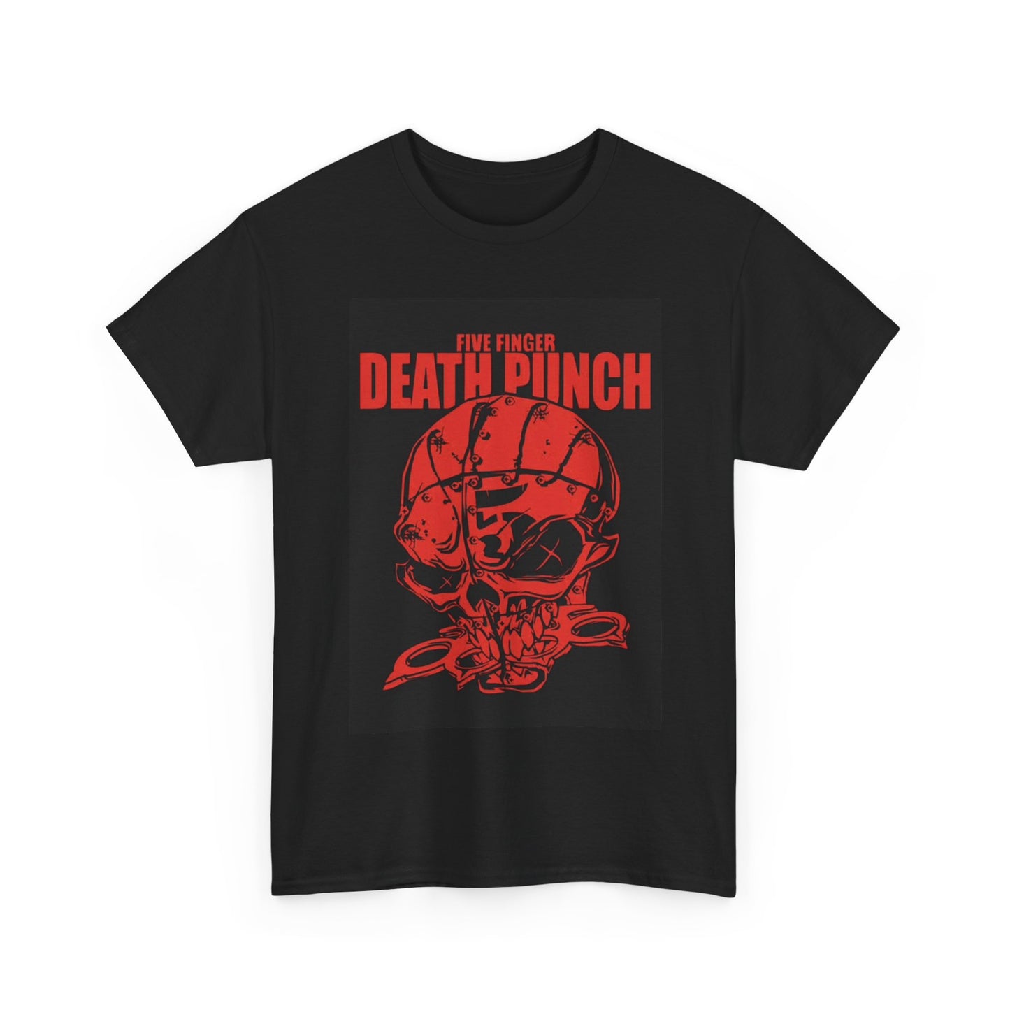 Five Finger Death Punch Shirt Rock graphic metal band Unisex Heavy Cotton Tee