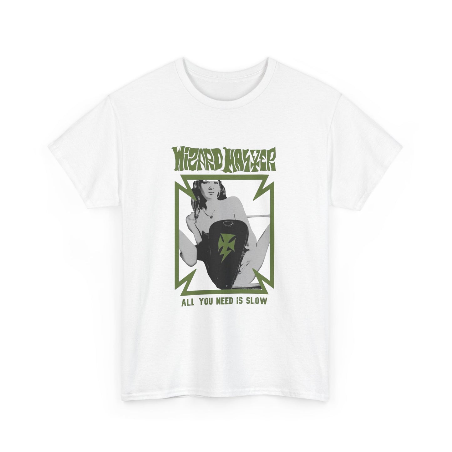 Wizard Master Poster Vintage Graphic T Shirt Unisex Heavy Cotton Tee