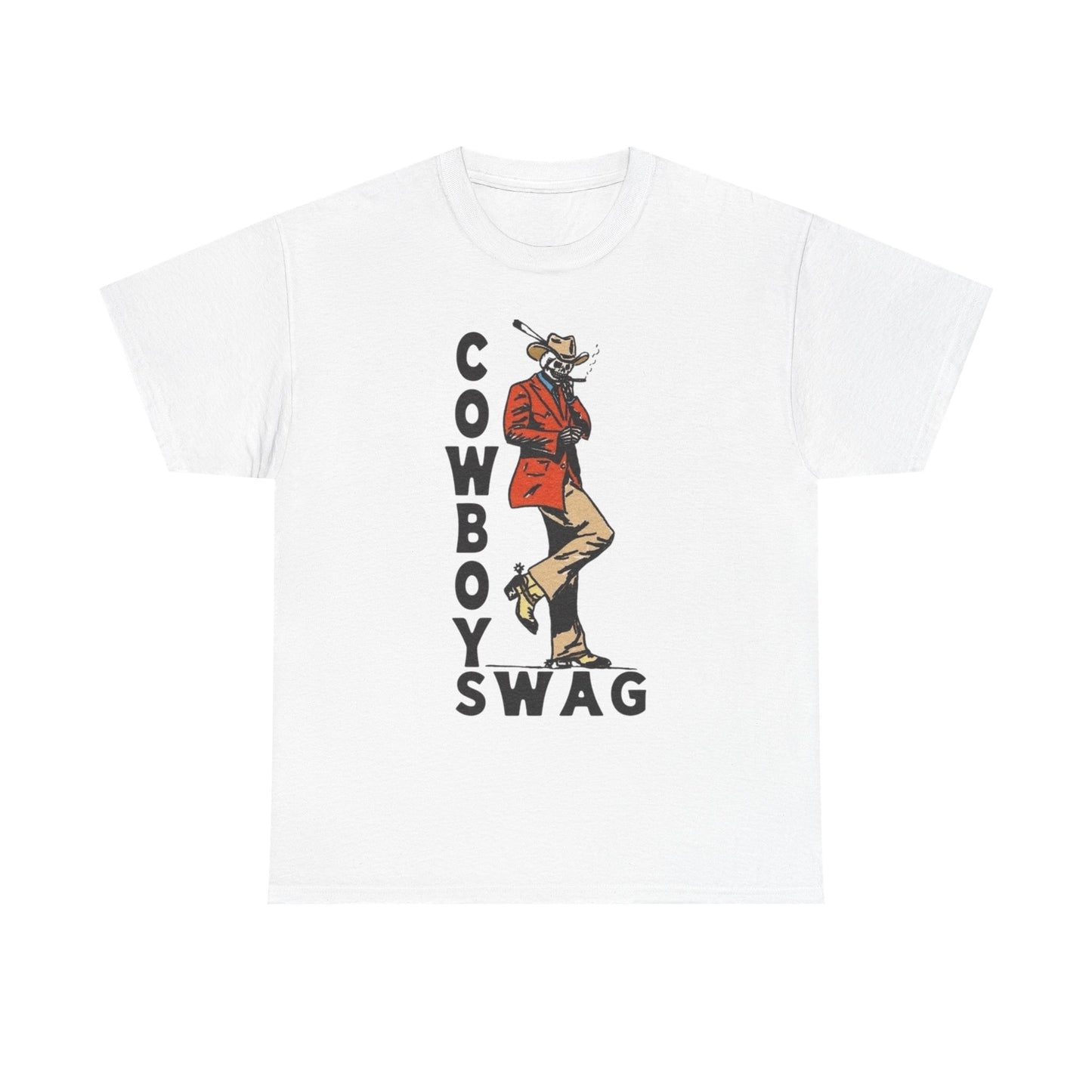 Cowboy Swag Graphic T Shirt Unisex Heavy Cotton Tee