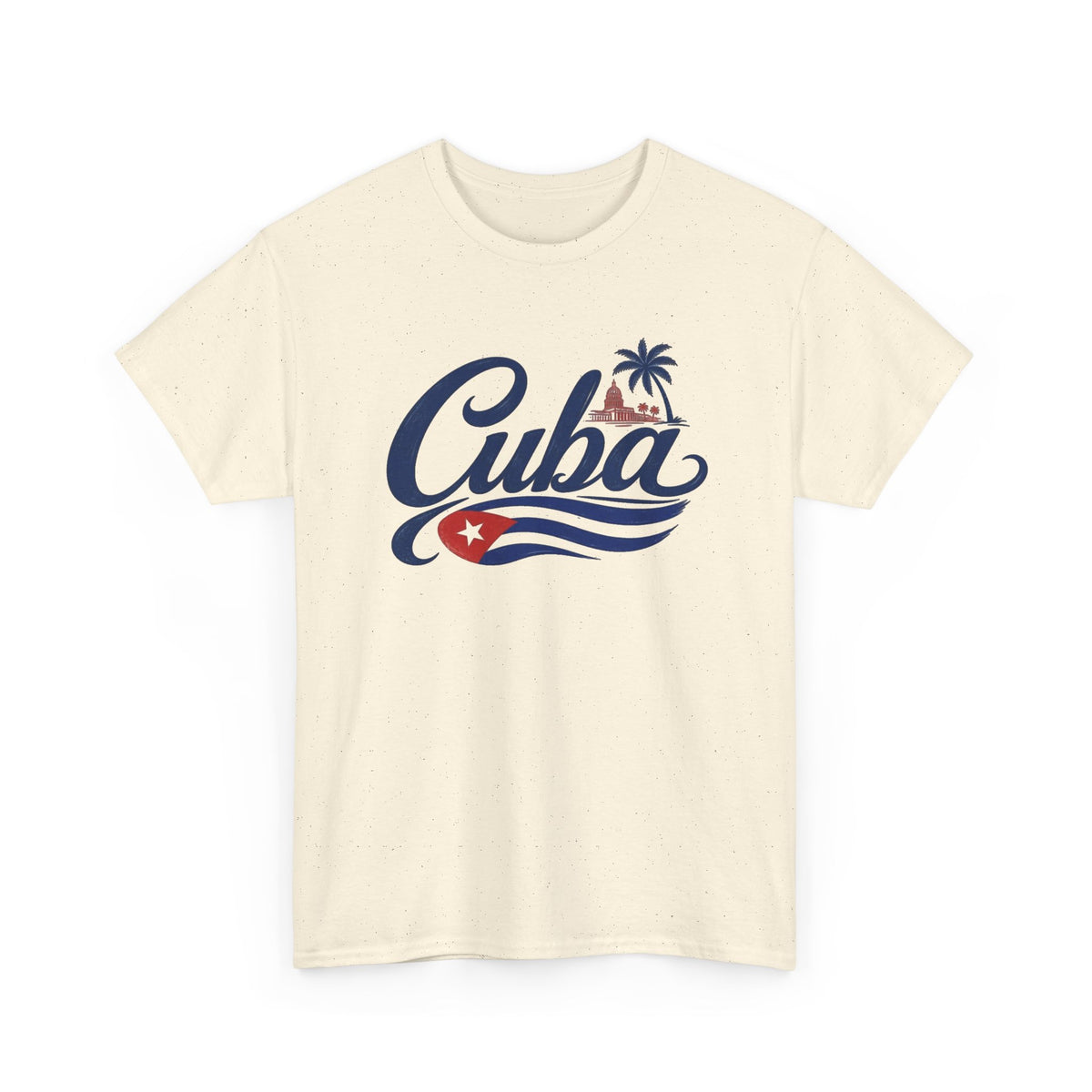 Cuba Graphic T Shirt Men's Travel Retro Classic Heavy Cotton Tee