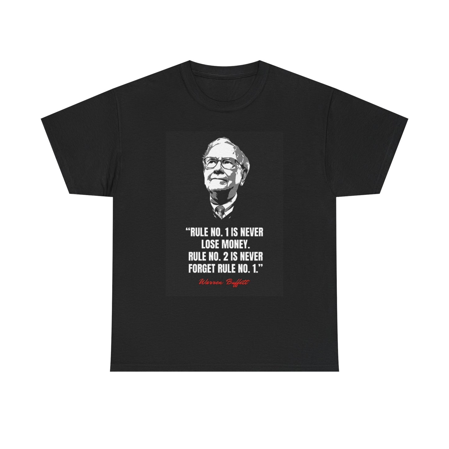 Money Rules Graphic T Shirt Investing Wall St Crypto Unisex Heavy Cotton Tee