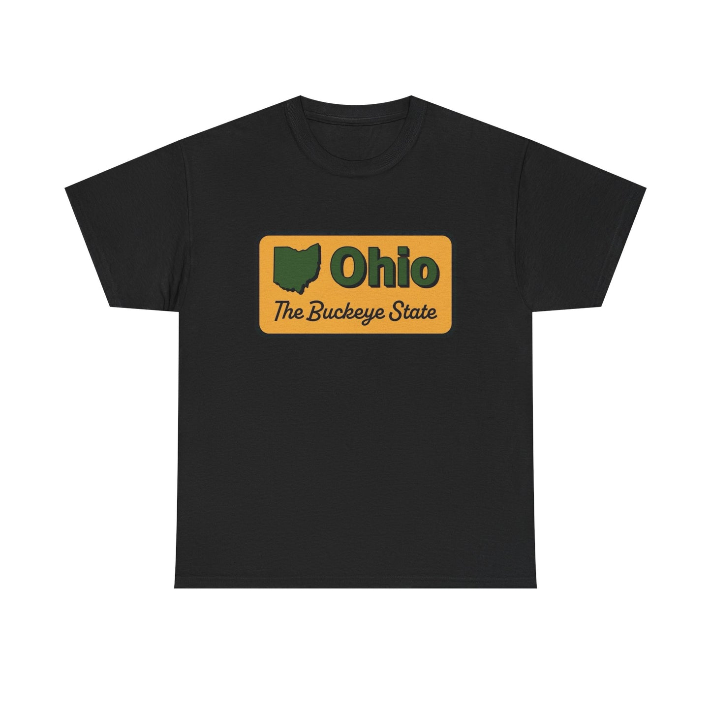Ohio The Buckeye State Graphic T Shirt ADULT NEW Unisex Heavy Cotton Tee