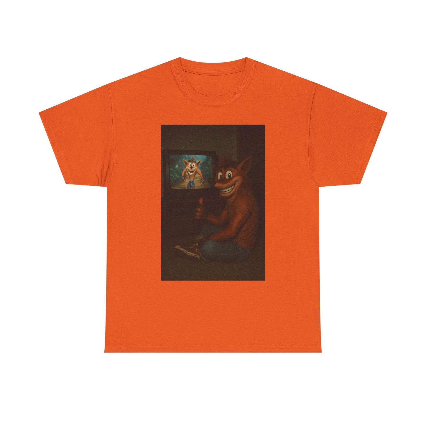 Crash Bandicoot Vintage 90s Gaming Graphic T Shirt Unisex Cotton Tee Gift New