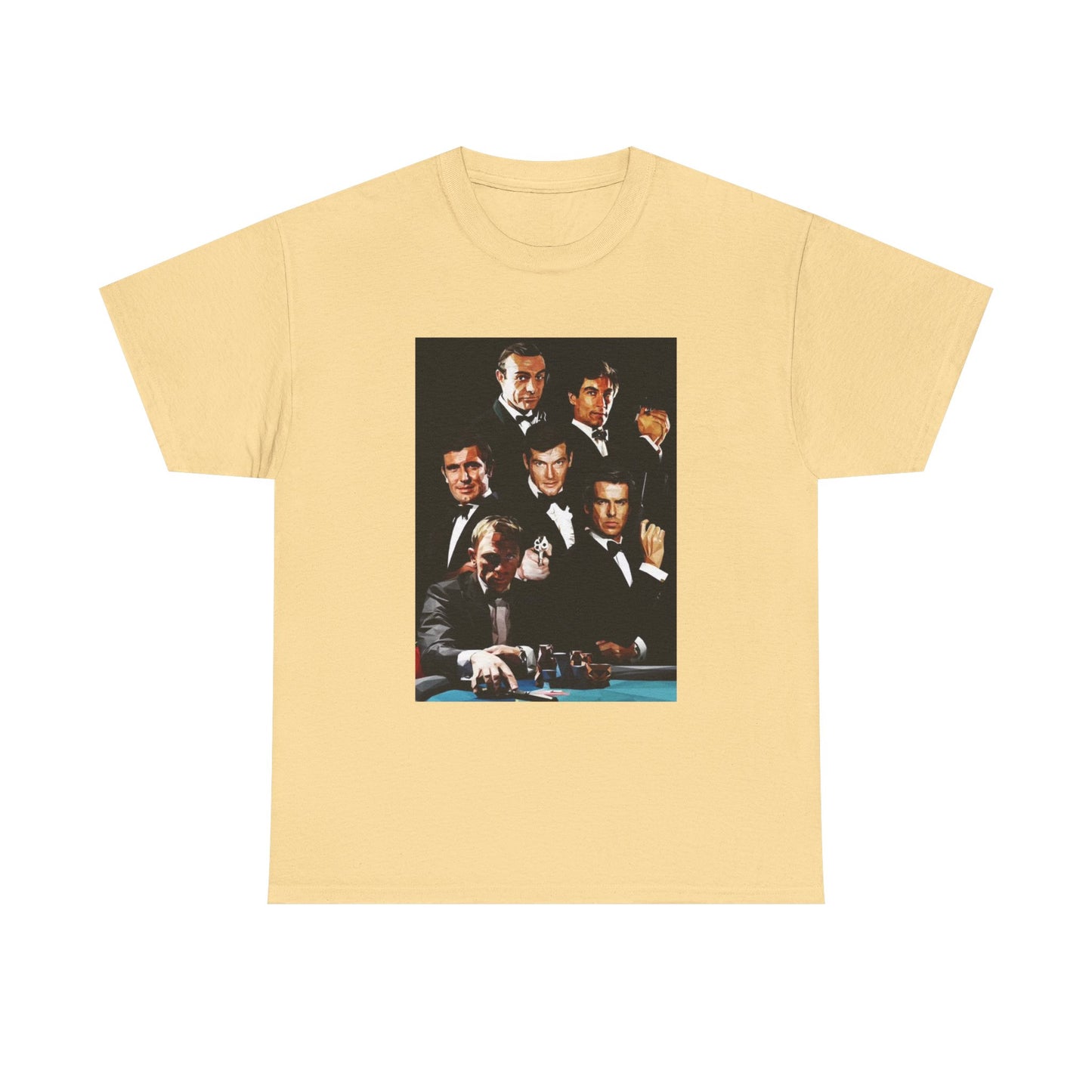 James Bond T-shirt Vintage Bond Collection Merch Unisex Heavy Cotton Tee