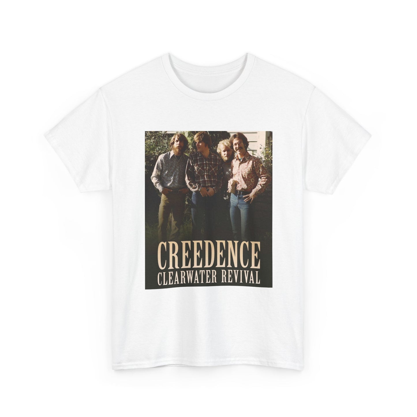 Creedence Clearwater Revival T-shirt vintage art Unisex Heavy Cotton Tee