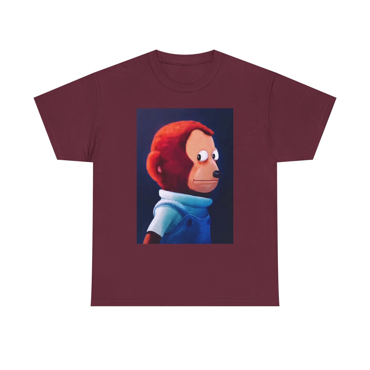 Funny Side Eye Jokes T Shirt MEME Comedy Cartoon Painting Unisex Heavy Cotton