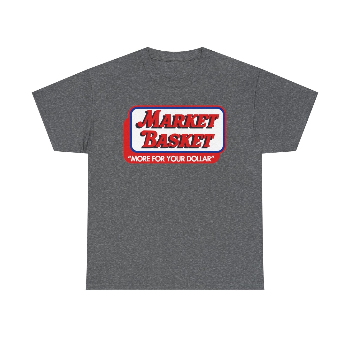 Boston vintage New England market basket patriots Heavy Cotton Tee