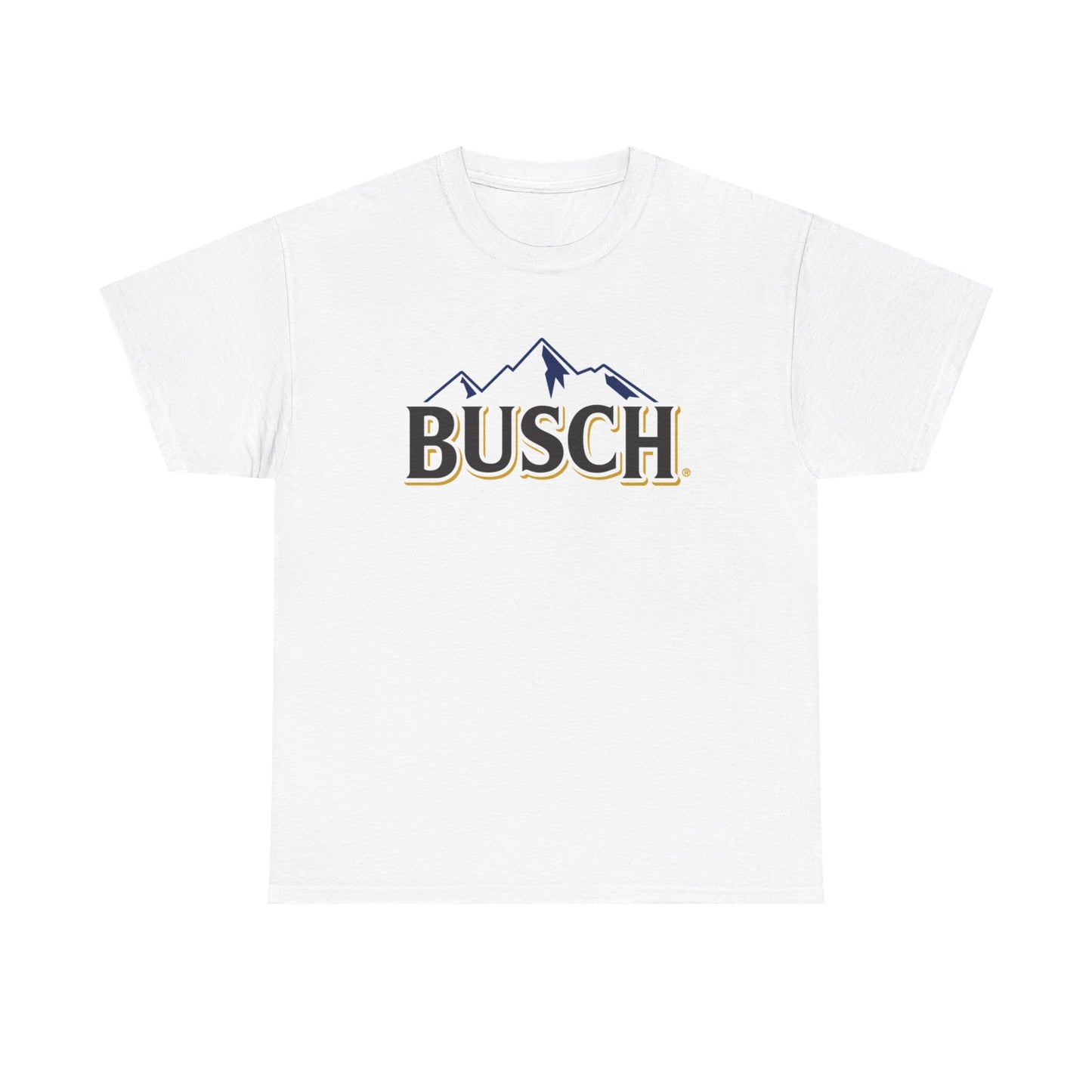Busch Beer Graphic T Shirt Vintage Unisex Heavy Cotton Tee