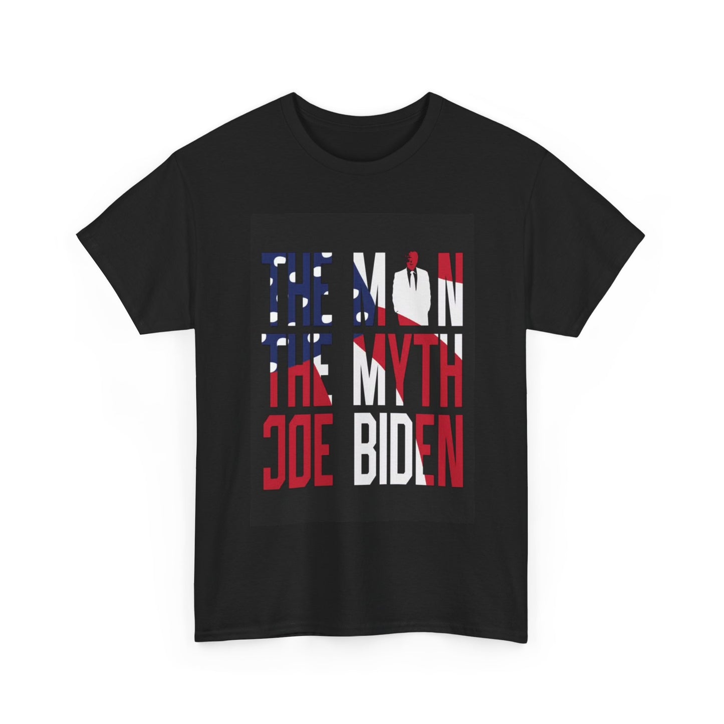Joe Biden Tshirt American Flag Democrat Vote Unisex Heavy Cotton Tee Dem