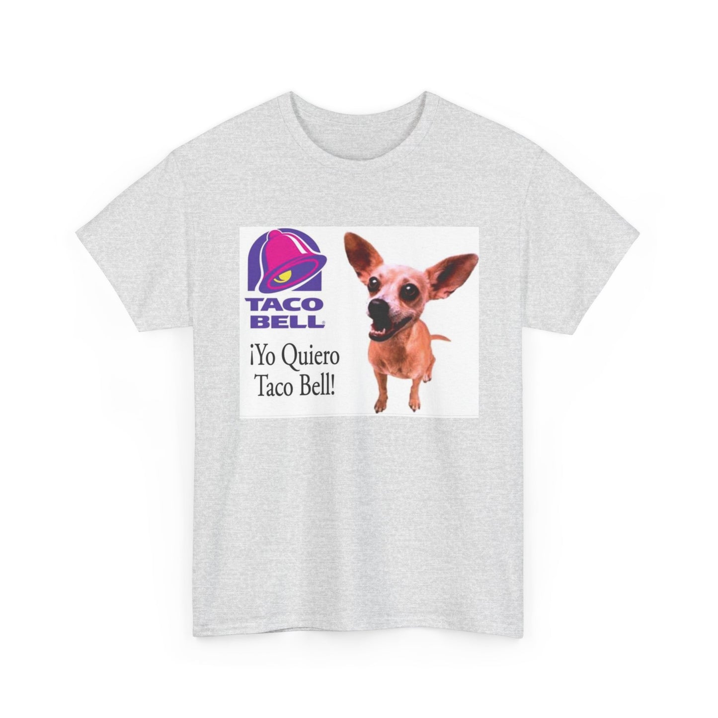 Taco Bell Shirt Funny Retro Logo Mexican Dog 90s Nostalgia Unisex Heavy Cotton