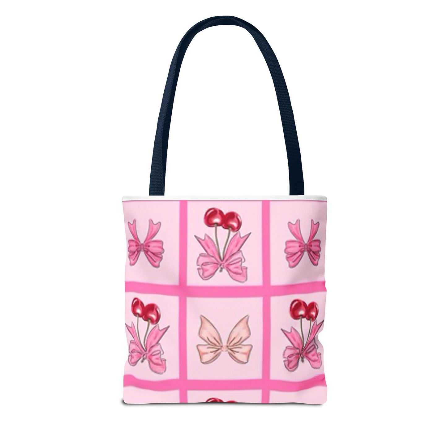 Pink Bows Upside Down Graphic BRAND NEW Tote Bag (AOP)