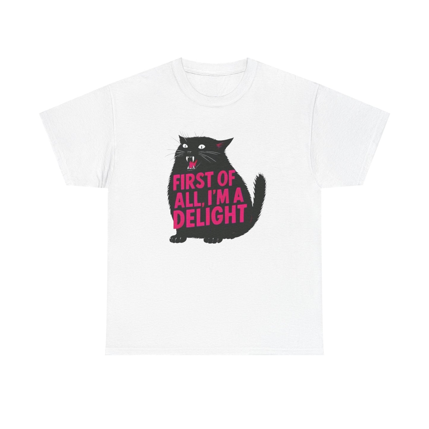 Funny Cat Jokes Graphic T Shirt Heavy Cotton Tee NEW ADULT UNISEX