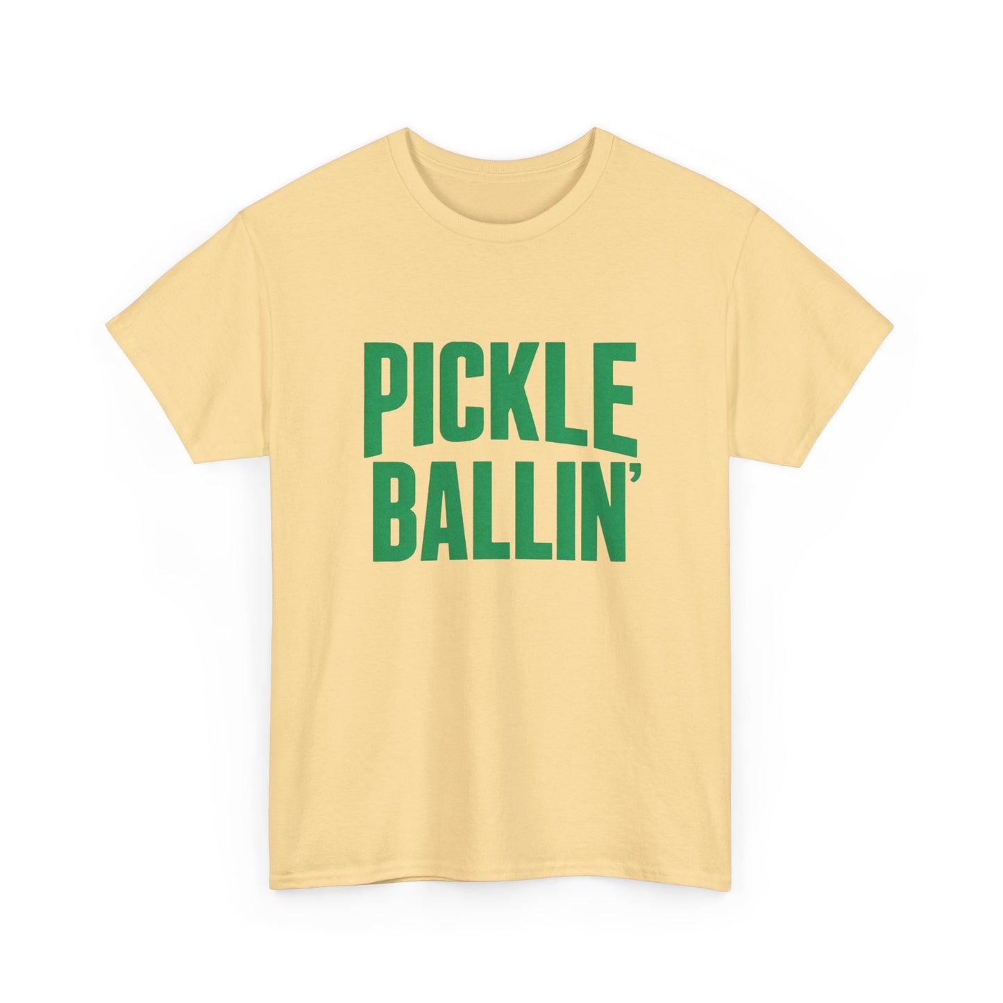 Pickle Ballin Retro Graphic T Shirt Heavy Cotton Tee