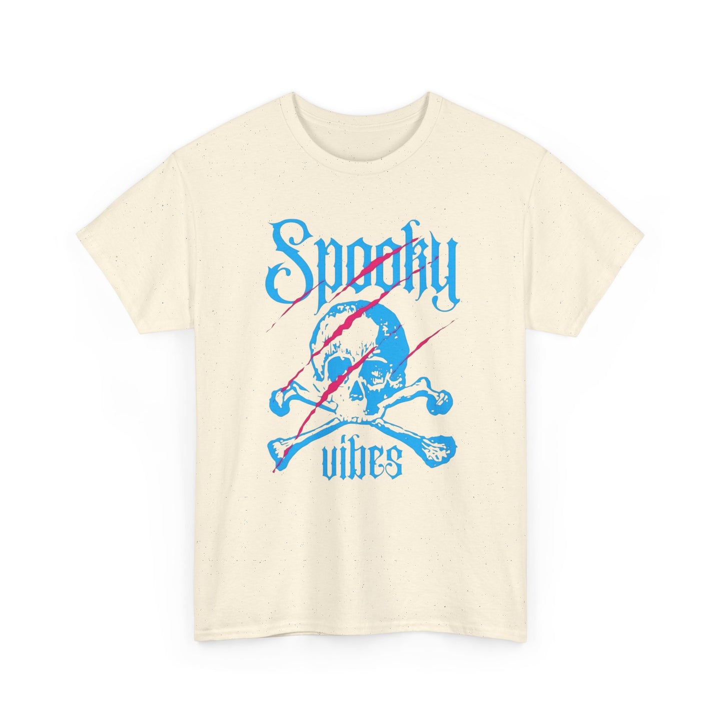 Spooky Vibes Graphic T Shirt NEW Unisex Heavy Cotton Tee