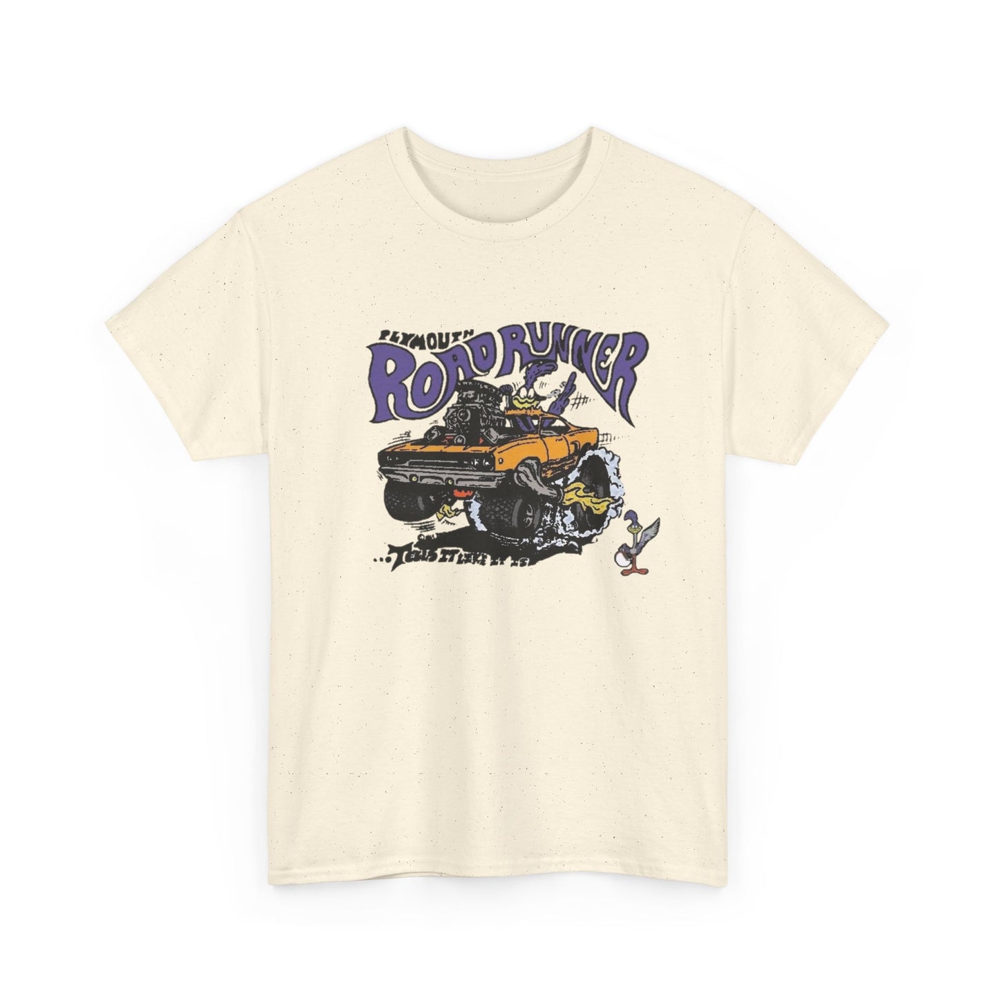 Vintage Roadrunner HEMI Muscle Graphic T Shirt NEW Unisex Heavy Cotton Tee