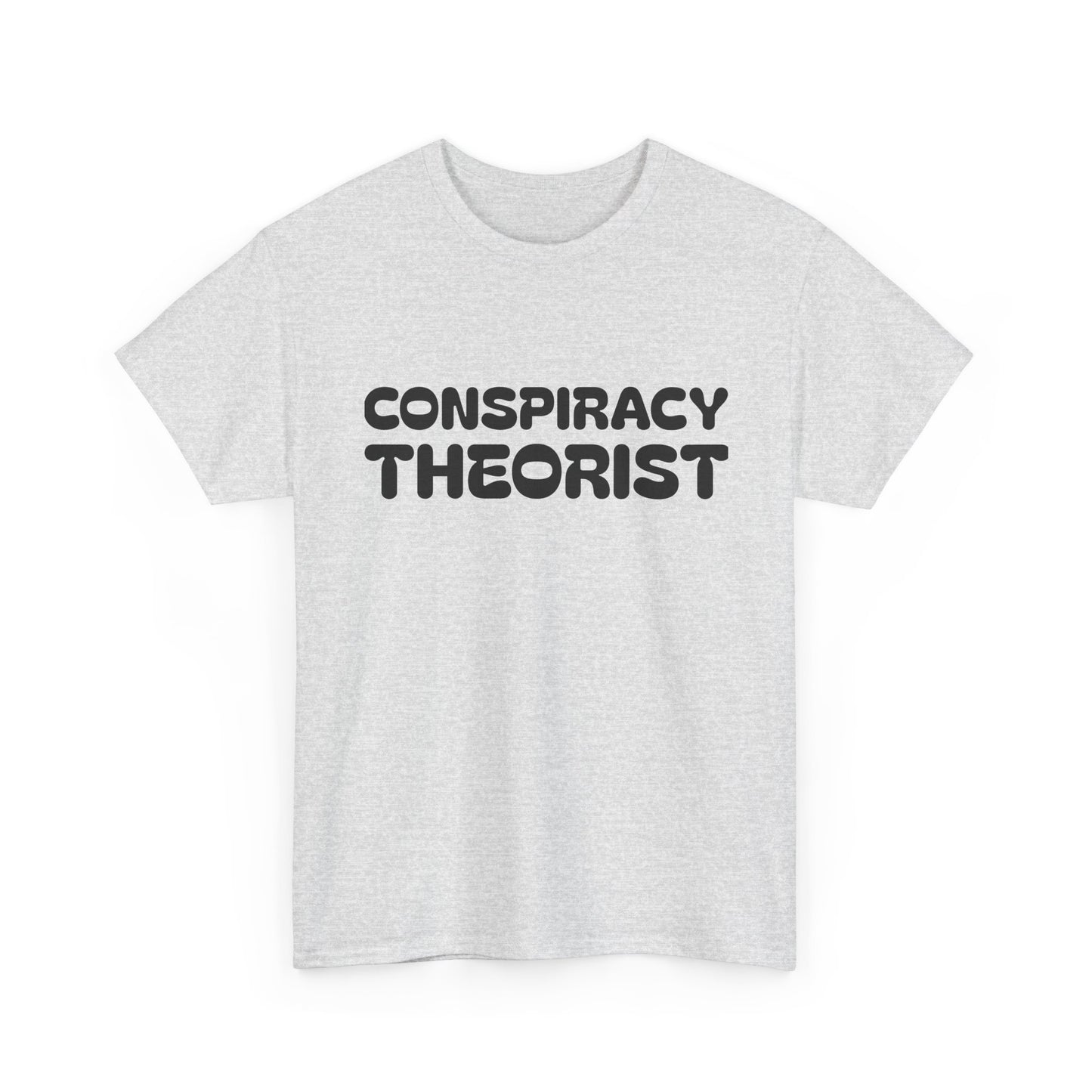 Conspiracy Theorist Funny Aliens UFO Graphic T Shirt Unisex Heavy Cotton Gift