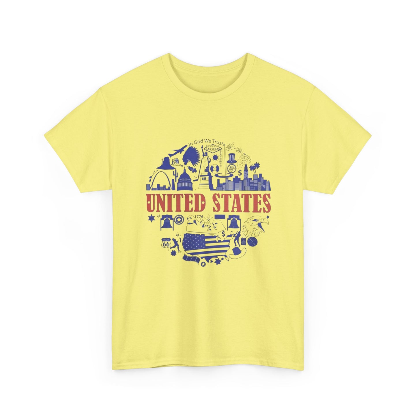 United States In God We Trust Graphic T Shirt NEW Adult Tee