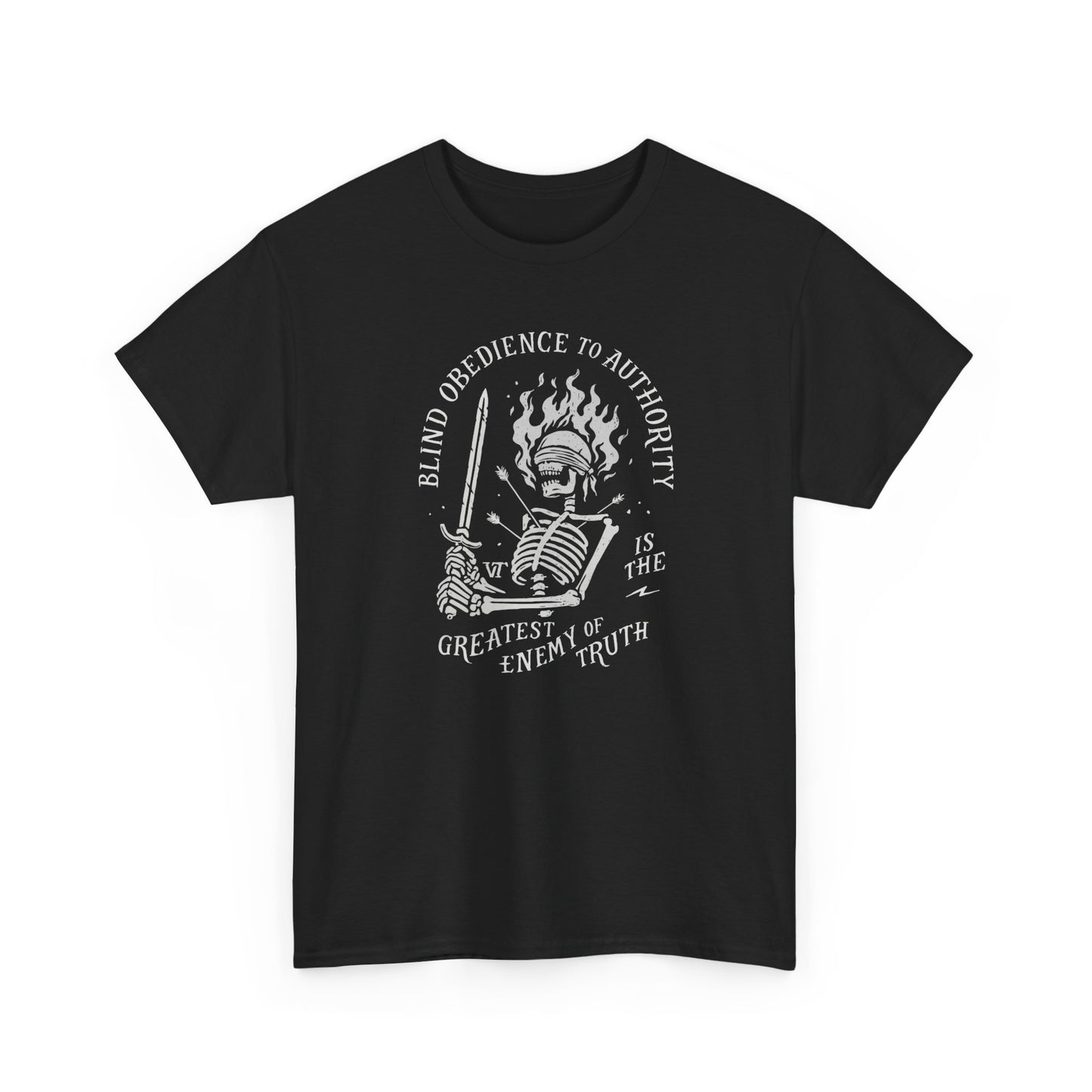 Blind Obedience To Authority Graphic T Shirt NEW ADULT TEE VINTAGE
